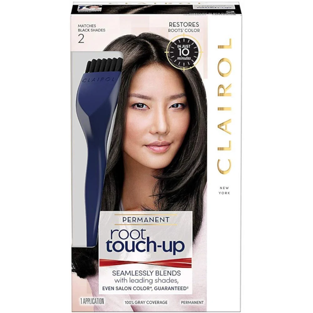 Trendy Clairol Permanent Root Touch-Up Black 2 1 ea Pack of 6 Reliable