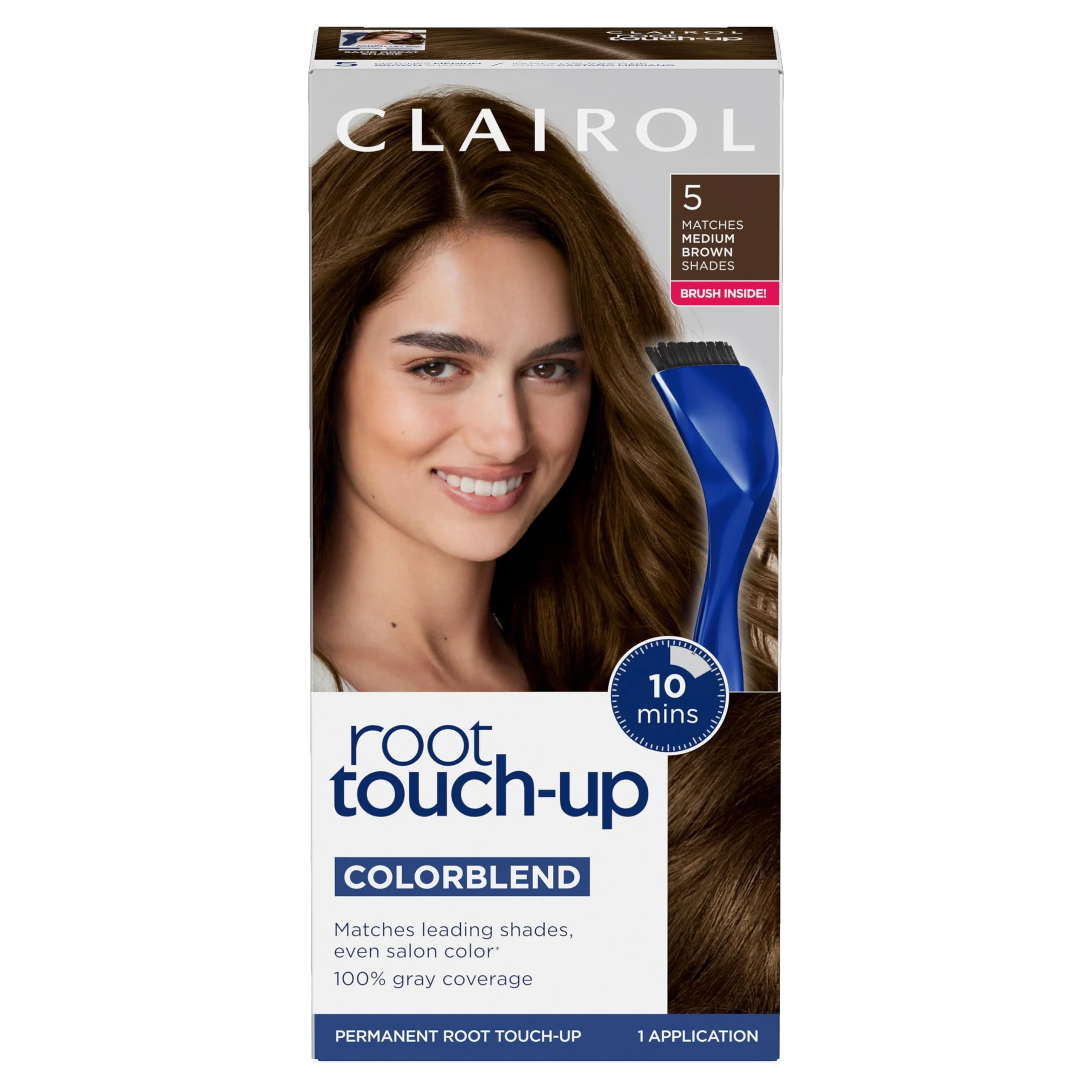 Long-Lasting Clairol Root Touch-Up by Nice'n Easy Permanent Hair Dye 5 Medium Dependable