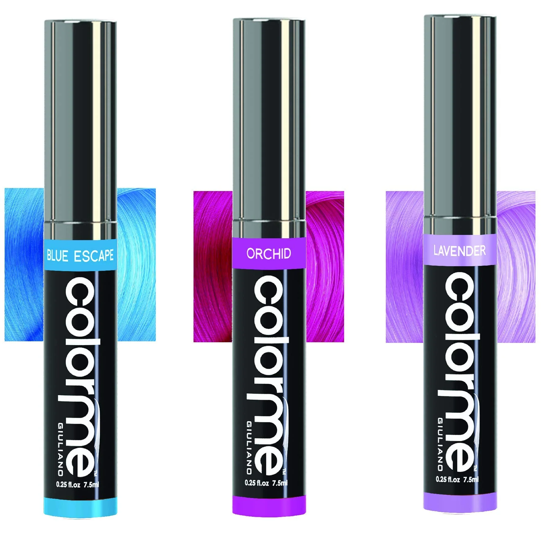 Elegant Colorme Temporary Hair Color Hair Chalk 3PK Blue Orchid Lavender Genuine