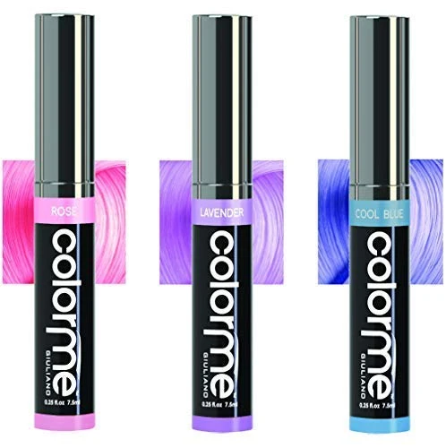 Safe Colorme Temporary Hair Color Hair Chalk 3PK Rose Lavender Cool Blue Selected