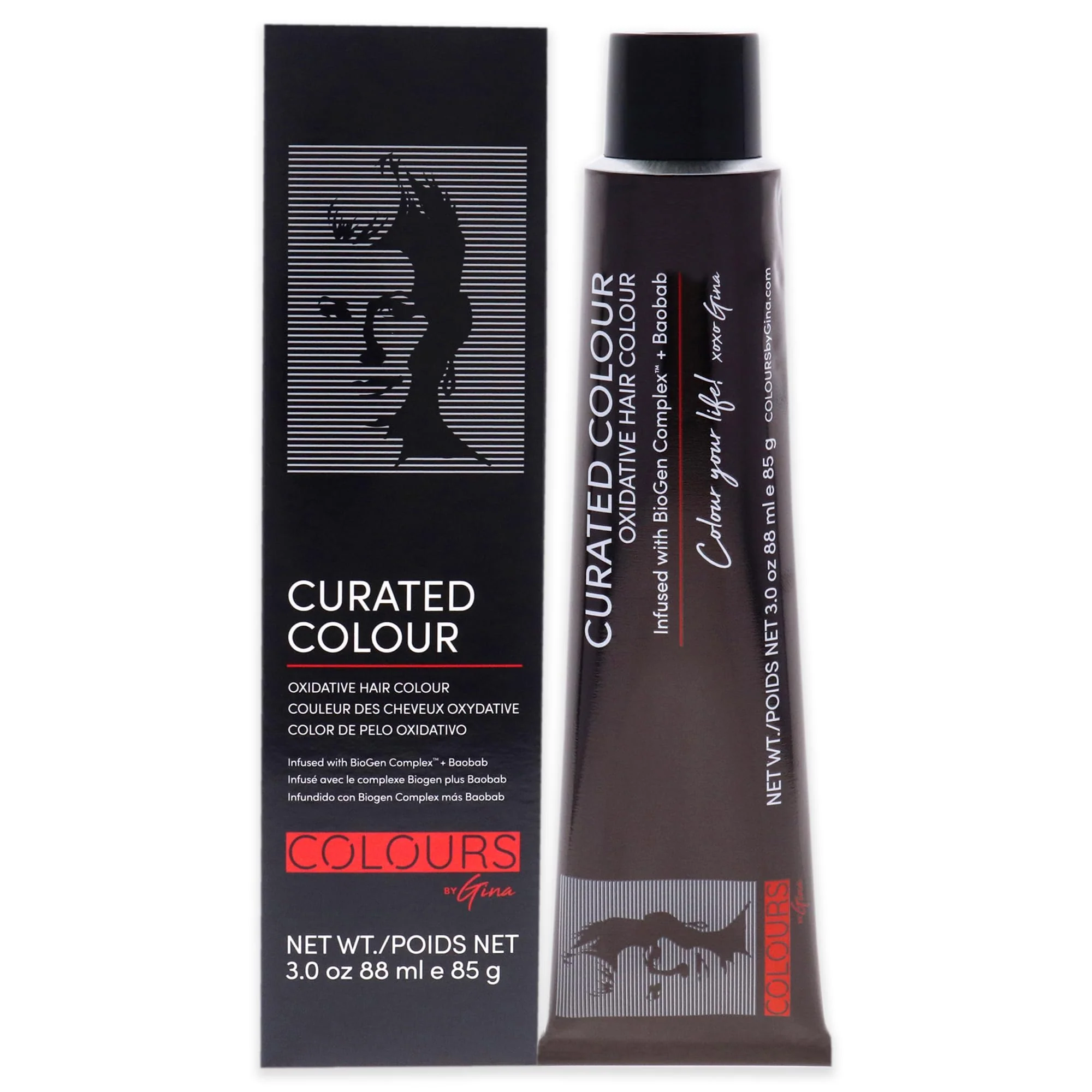 High-Grade Colours By Gina Curated Colour - 6.4-6C Dark Copper Blonde by Colours By Gina for Unisex - 3 oz Hair Color Reusable