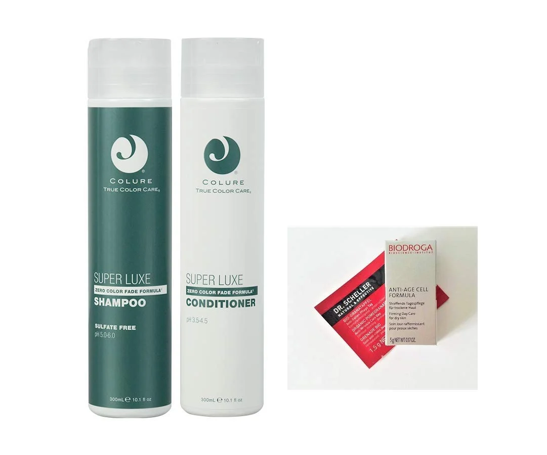 Flexible Colure True Color Care Super Luxe Shampoo Conditioner Duo 10.1 oz Each 2 Samples. Vegan Cruelty Organic. of Sulfates Parabens Dyes High-End