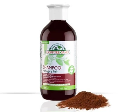 Fashionable Corpore Sano Mahogany Henna Shampoo- Organic Growing- 10.1 Fl.oz. 300ml