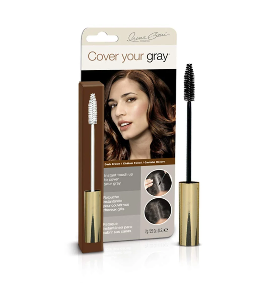Selected Cover Your Gray Brush-in Wand - Dark Brown Pack of 2 Premium