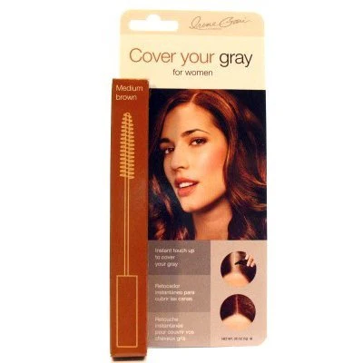 Smooth Cover Your Gray Brush-In Wand - Medium Brown Environmentally Friendly