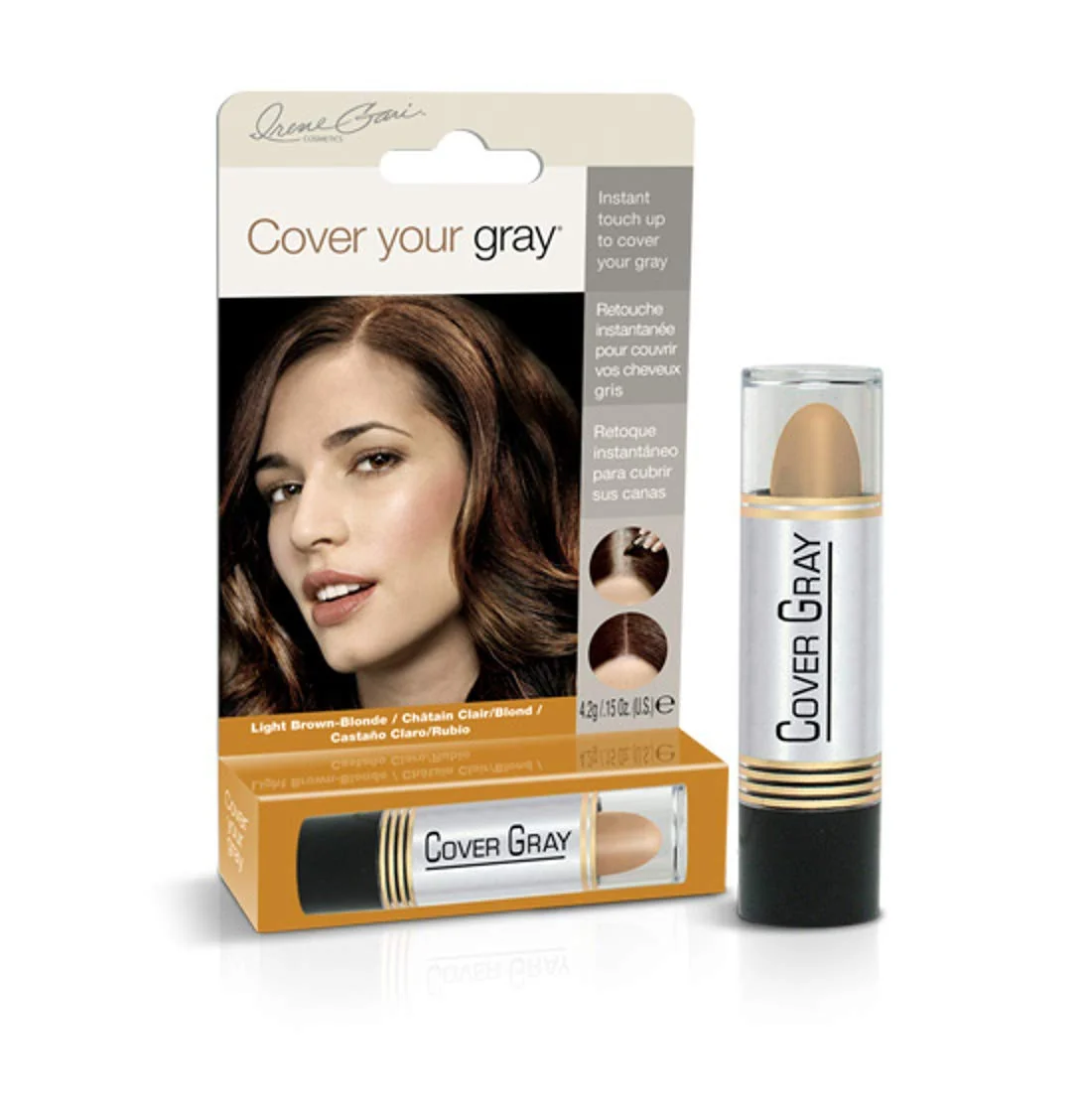High-Grade Cover Your Gray Hair Color Touch-Up Stick - Light Brown Blonde 6-Pack Luxury