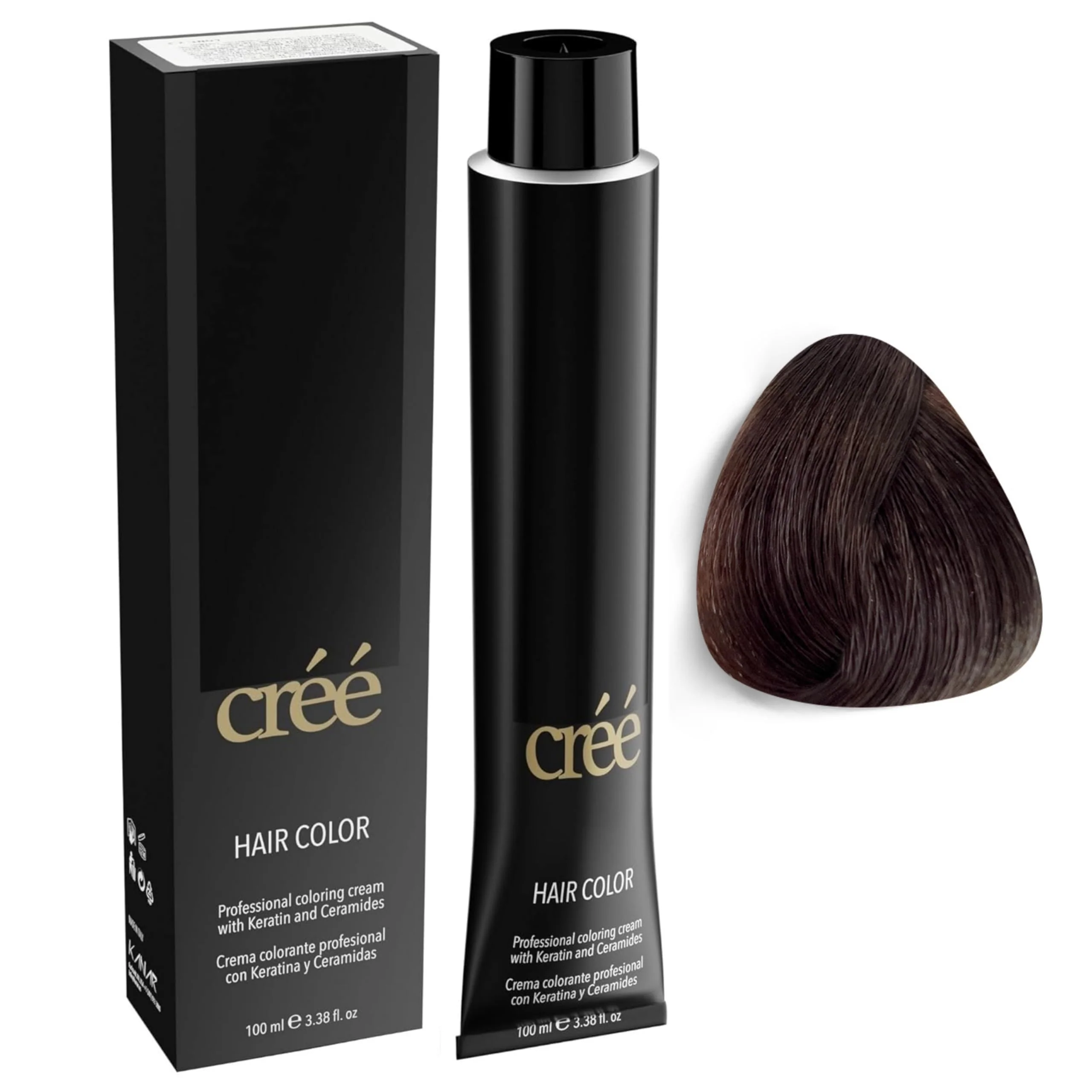 User-Friendly Cree Professional 6.91 - Ice Chesnut Dark Blond Permanent Hair Color - Long Lasting Rich Vibrant - Gray Coverage 100ml - 3.4 fl.oz. Smooth