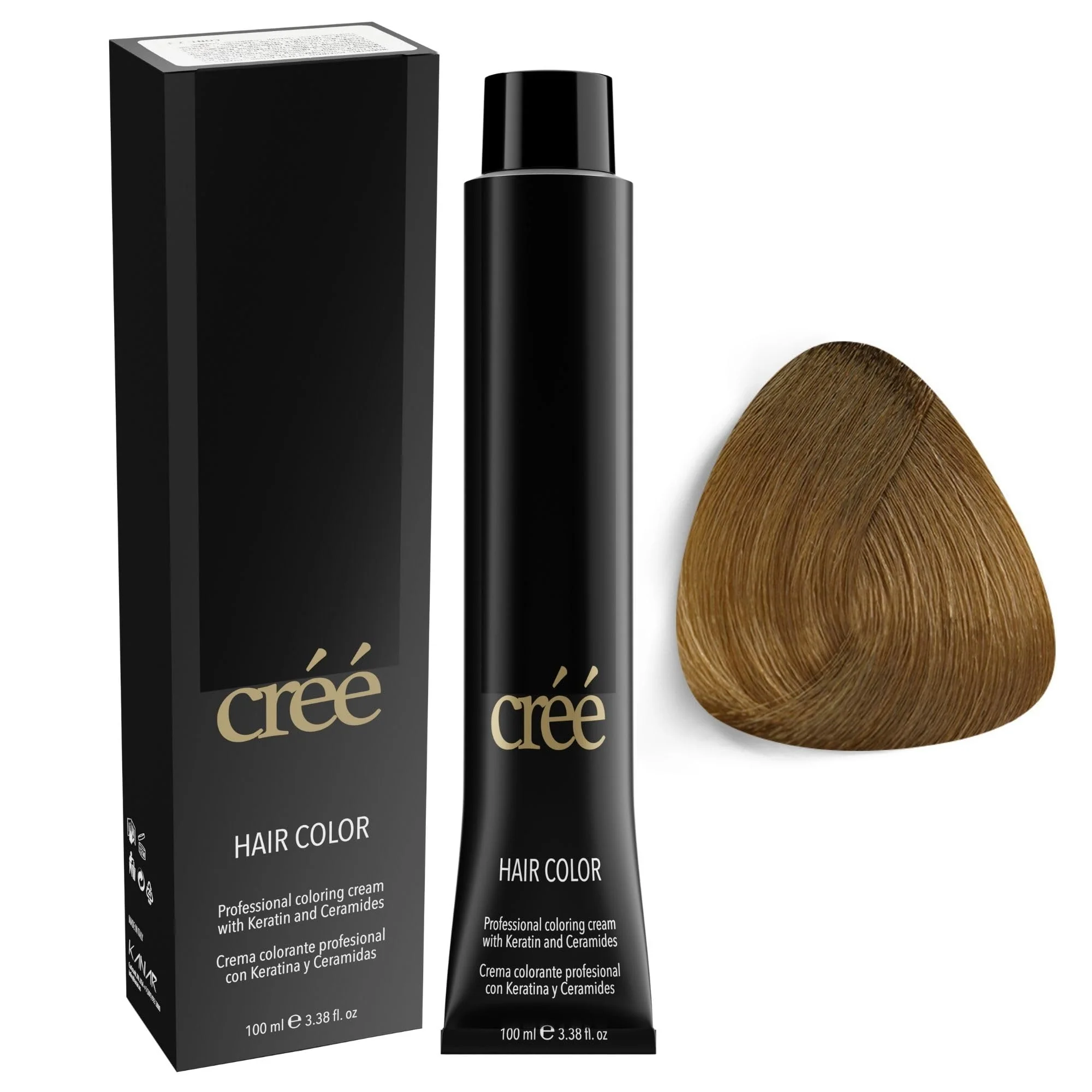 Durable Cree Professional Intense Very Light Blond Permanent Hair Color - Long Lasting Rich Vibrant - Gray Coverage 100ml - 3.4 fl.oz. Refined