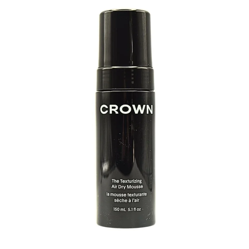 Sustainable CROWN AFFAIR The Texturizing Air Dry Hair Mousse Weightless Foam for Waves Volume Definition Curl Enhancing Non-Crunchy 5.1 oz 150 mL Breathable