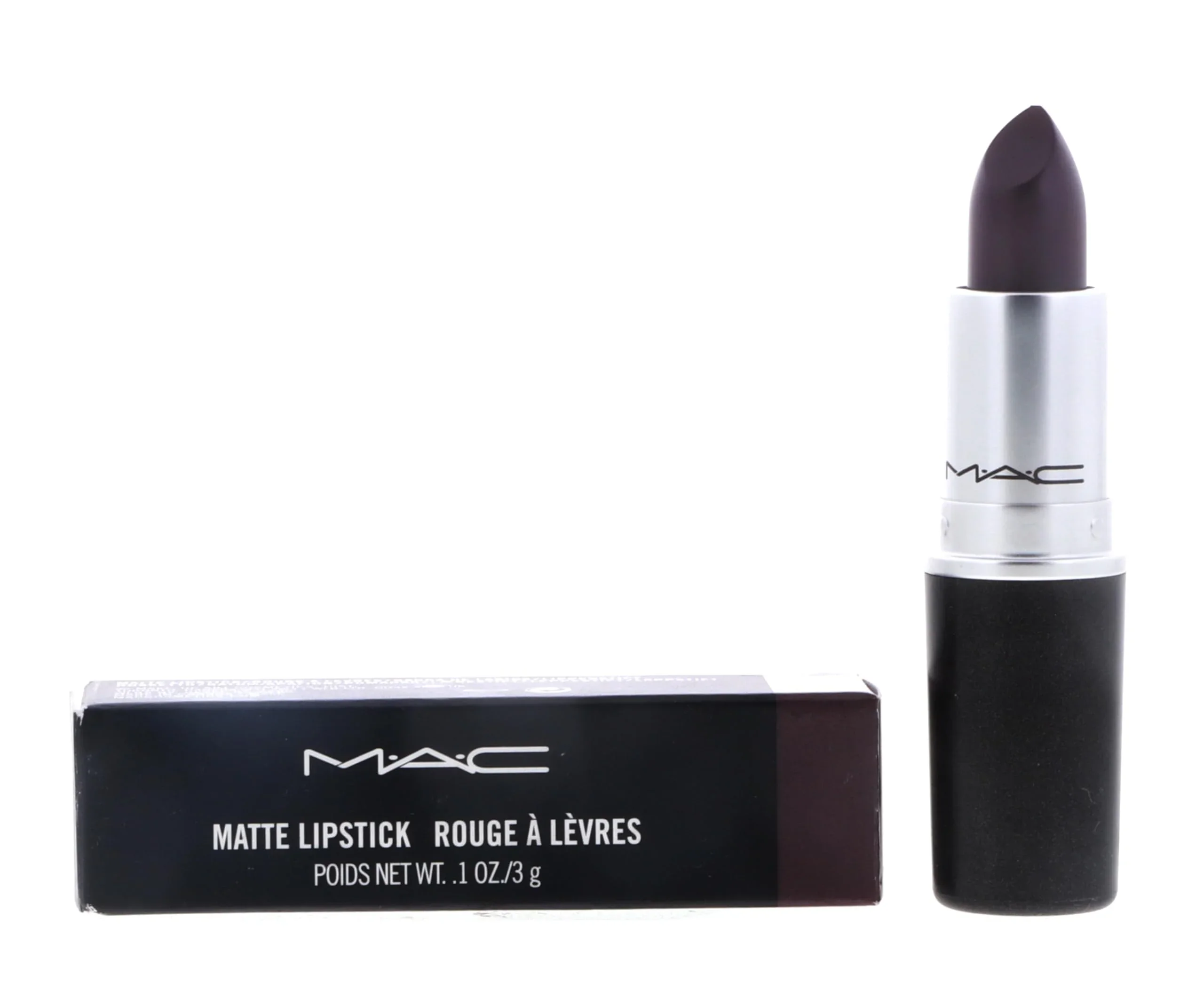Authentic MAC Pro Lipstick Smoked Purple Nib Healthy