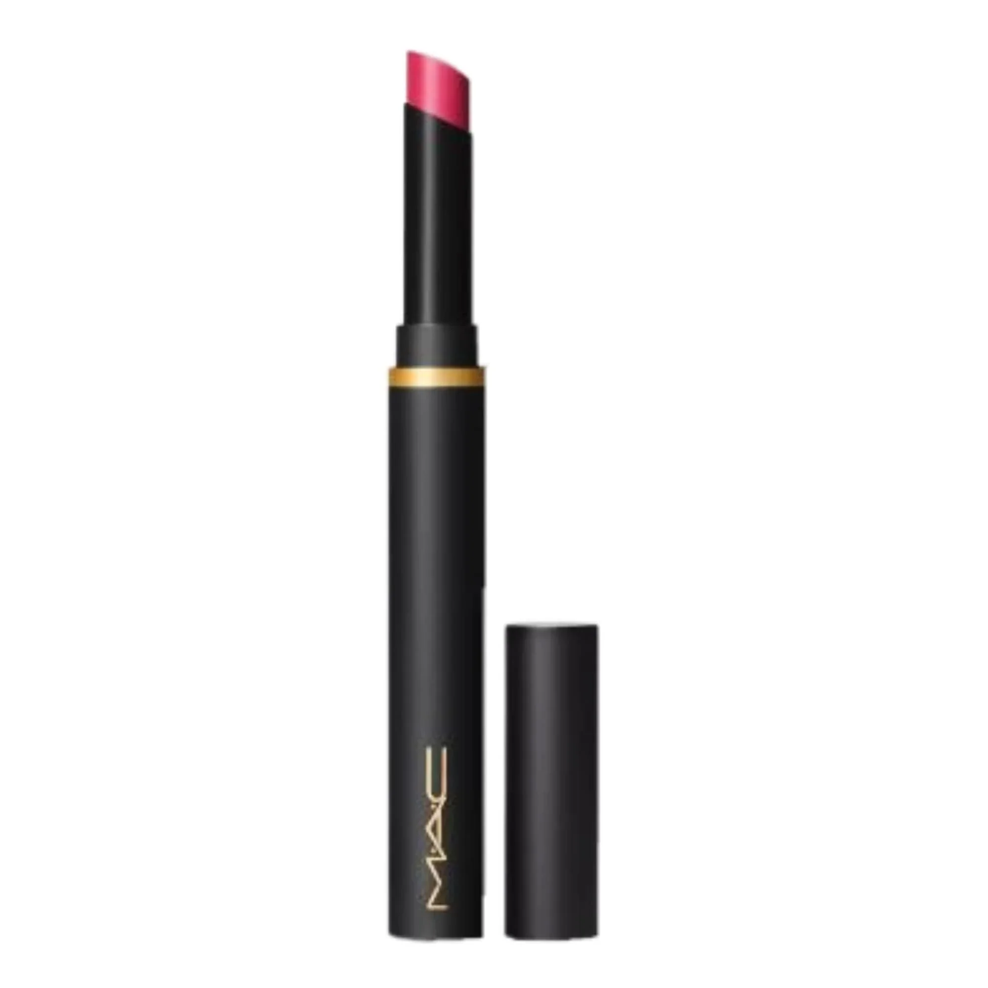 Traditional MAC Powder Kiss Velvet Blur Slim Stick Lipstick - 890 Wild Sumac Casual