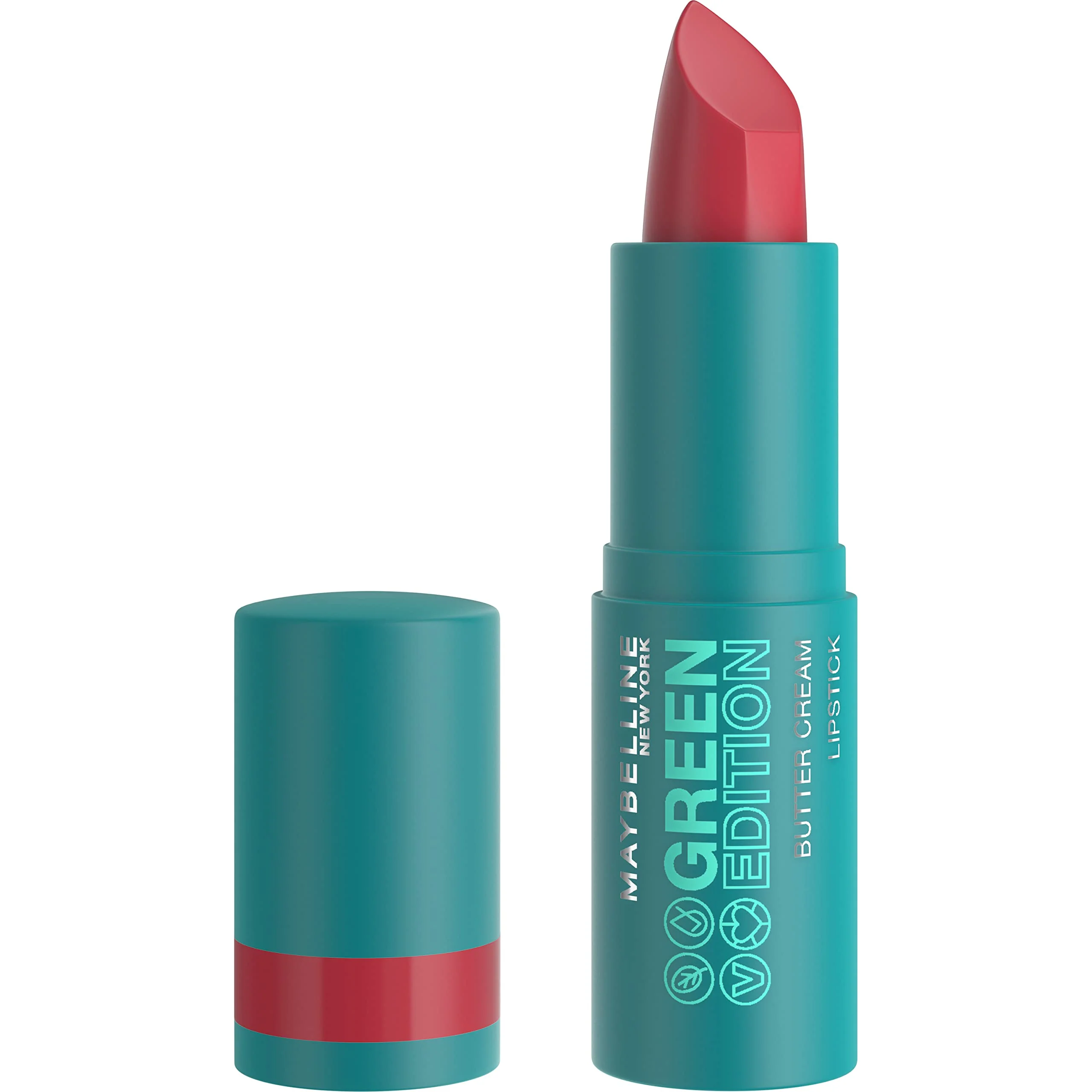 Elite Maybelline Green Edition Butter Cream High-Pigment Bullet Lipstick Juniper Pink Mauve 0.12 oz Efficient