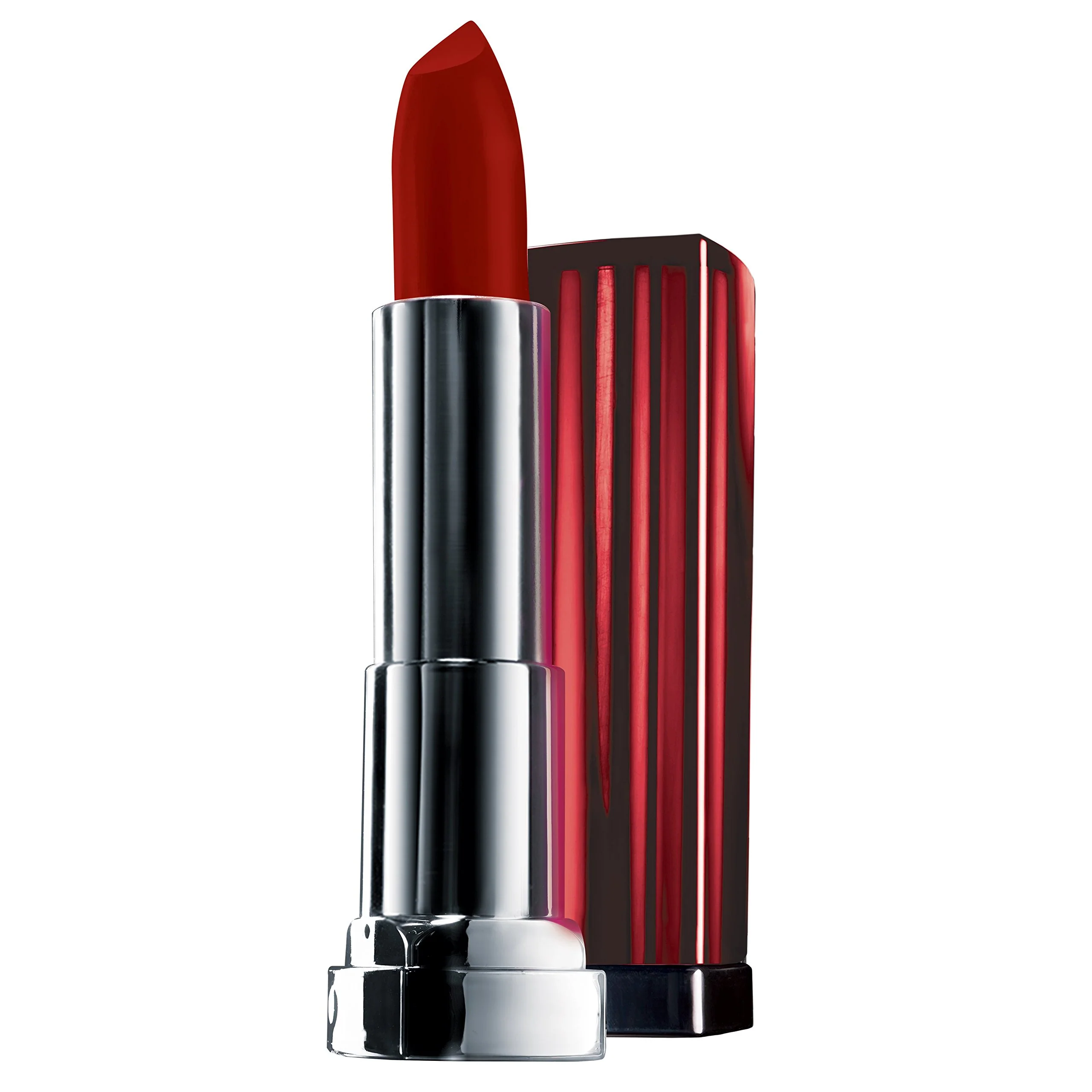 Elegant Maybelline New York Color Sensational Vivids Lip Color On Fire Red 0.15 Ounce Breathable
