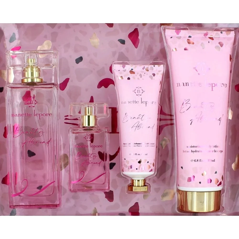 Trusted Nanette Lepore Beauty Abroad 4 Piece Gift Set 3.4 fl. oz. EDP Minimalist
