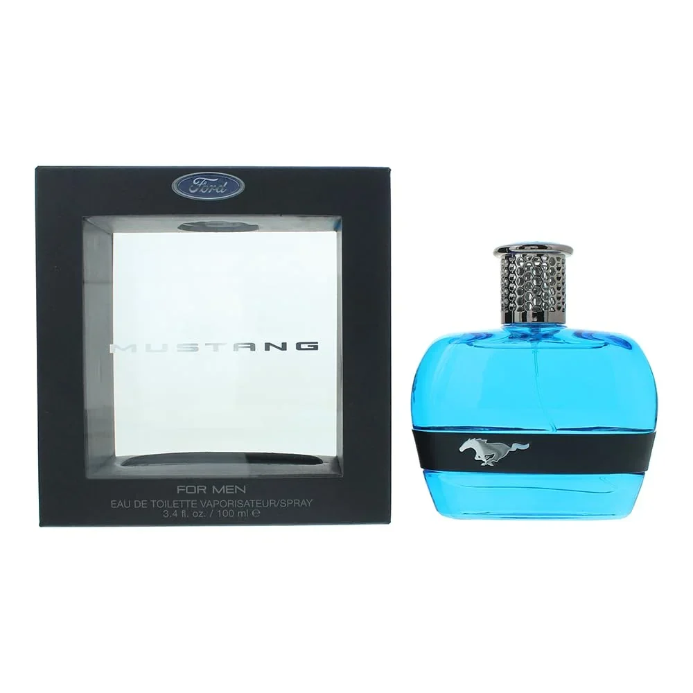 Original Design Mustang Blue by Mustang 3.4 oz EDT Spray for Men Premium