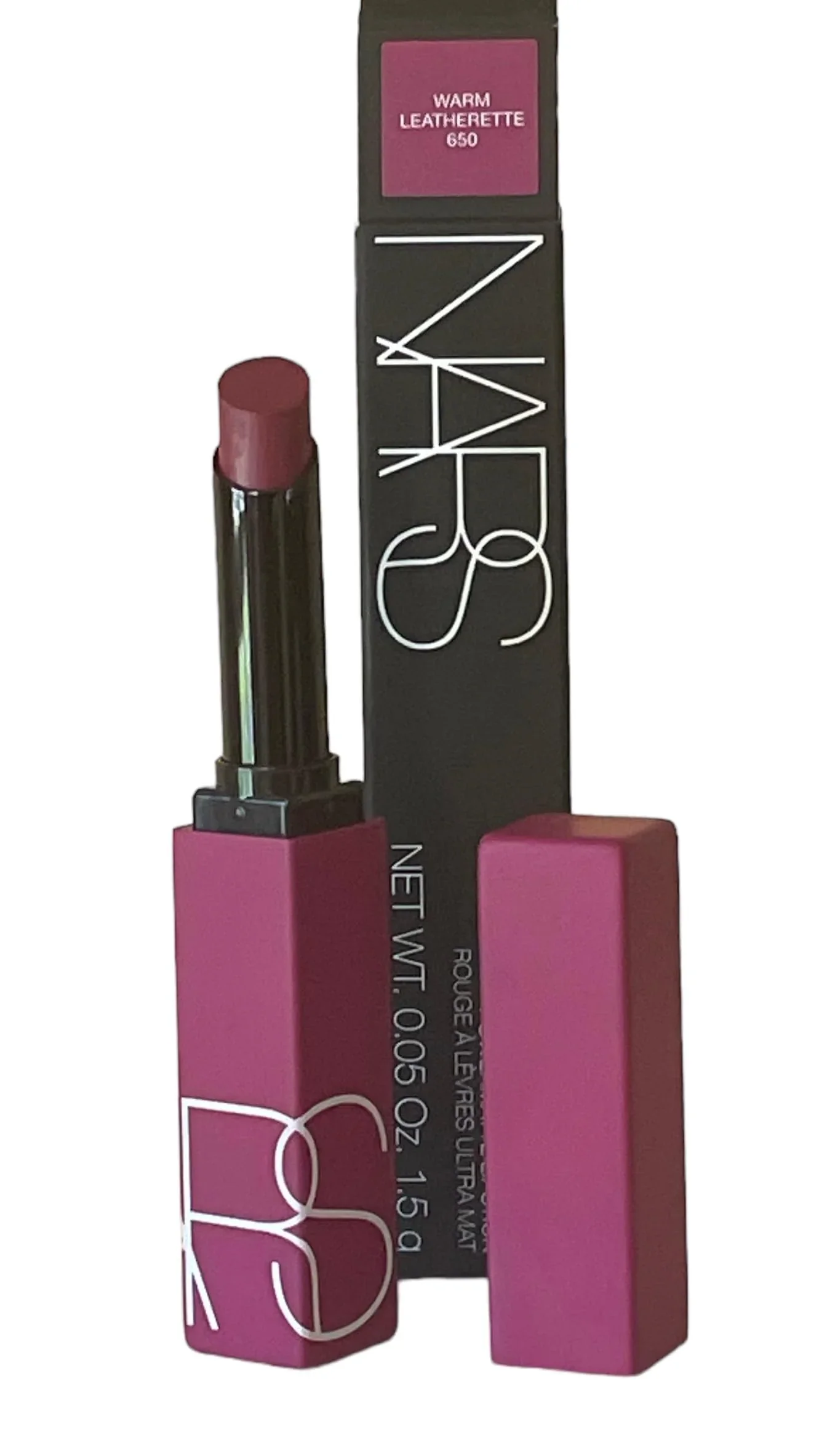Soft NARS Powermatte Lipstick Warm Leatherette 0.05 Ounce Pack of 1 Elegant