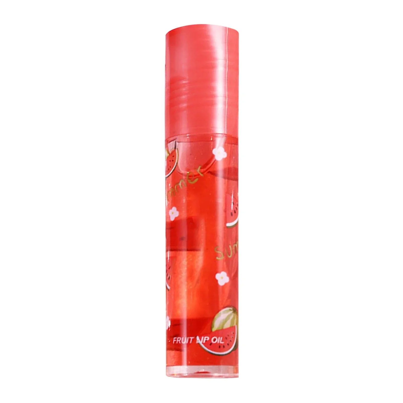 Refined Naysku Fruity Flavors Rolling Ball Lip Oil - Fruit-Flavored Lip Gloss Clear Color Lip Gloss Sets Long Lasting Moisturizing Lip Balm Roll-On Lip Minimalist