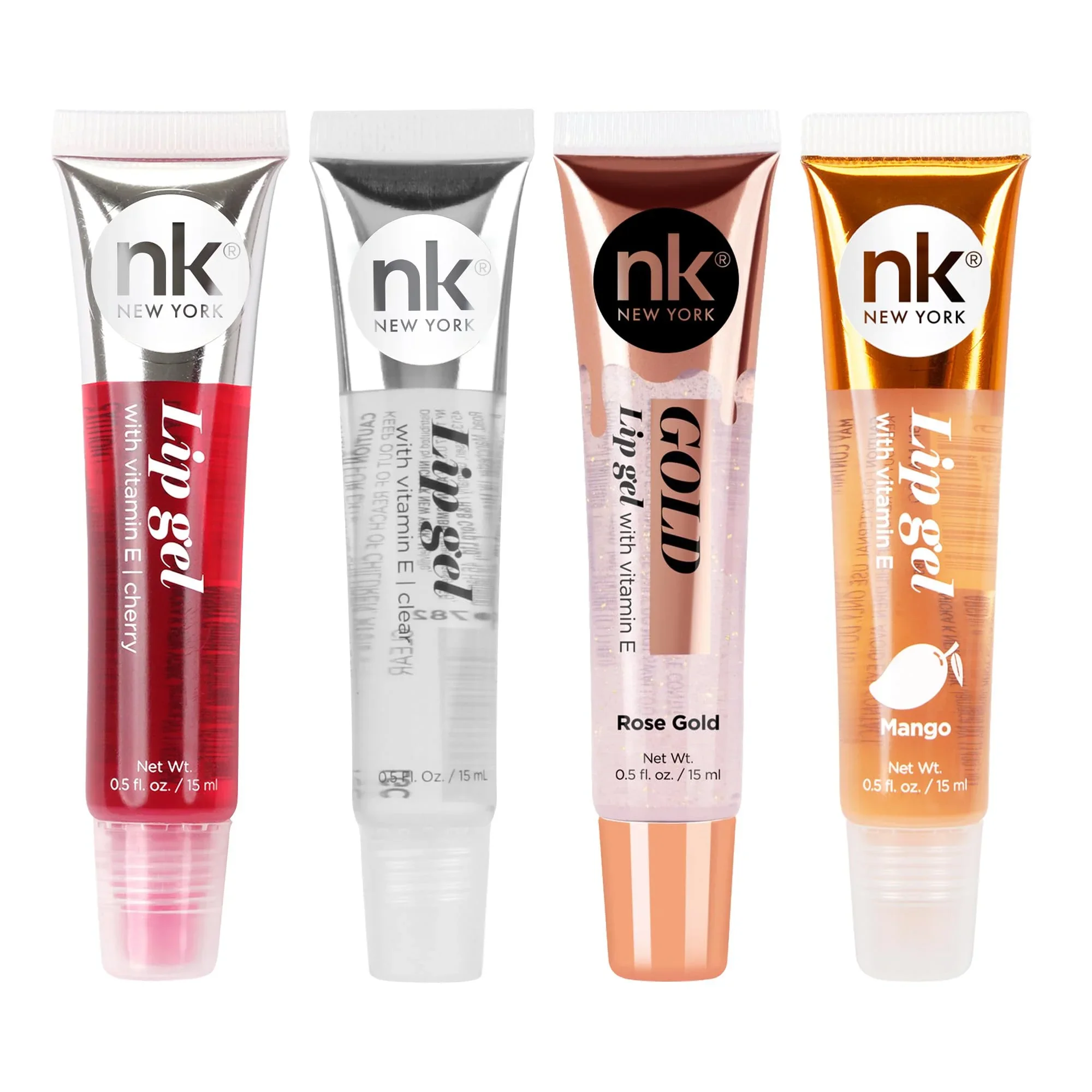 Selected NICKA K NEW YORK Lip Gel Hydrating Lightweight Glides on Effortlessly Non Sticky Finish Lip Gel Colors World-Class