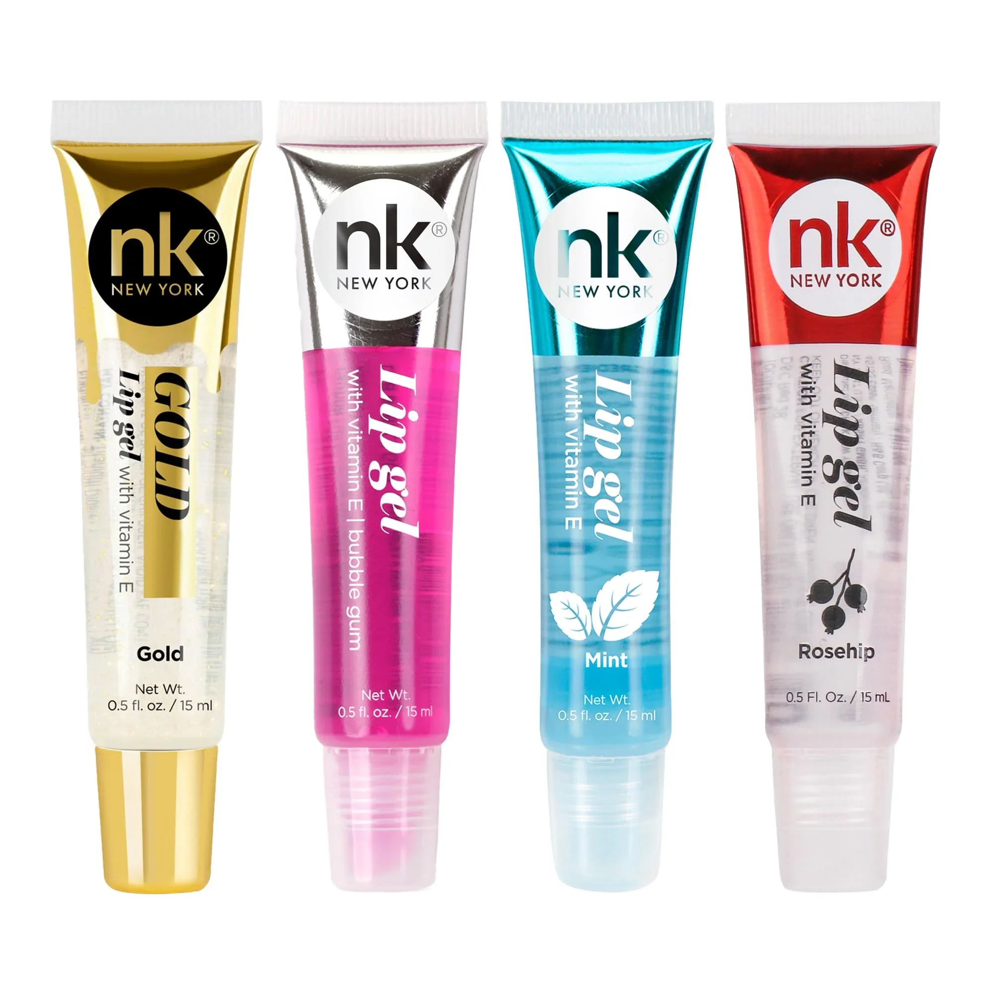 Genuine NICKA K NEW YORK Lip Gel Hydrating Lightweight Glides on Effortlessly Non Sticky Finish Lip Gel Colors Traditional