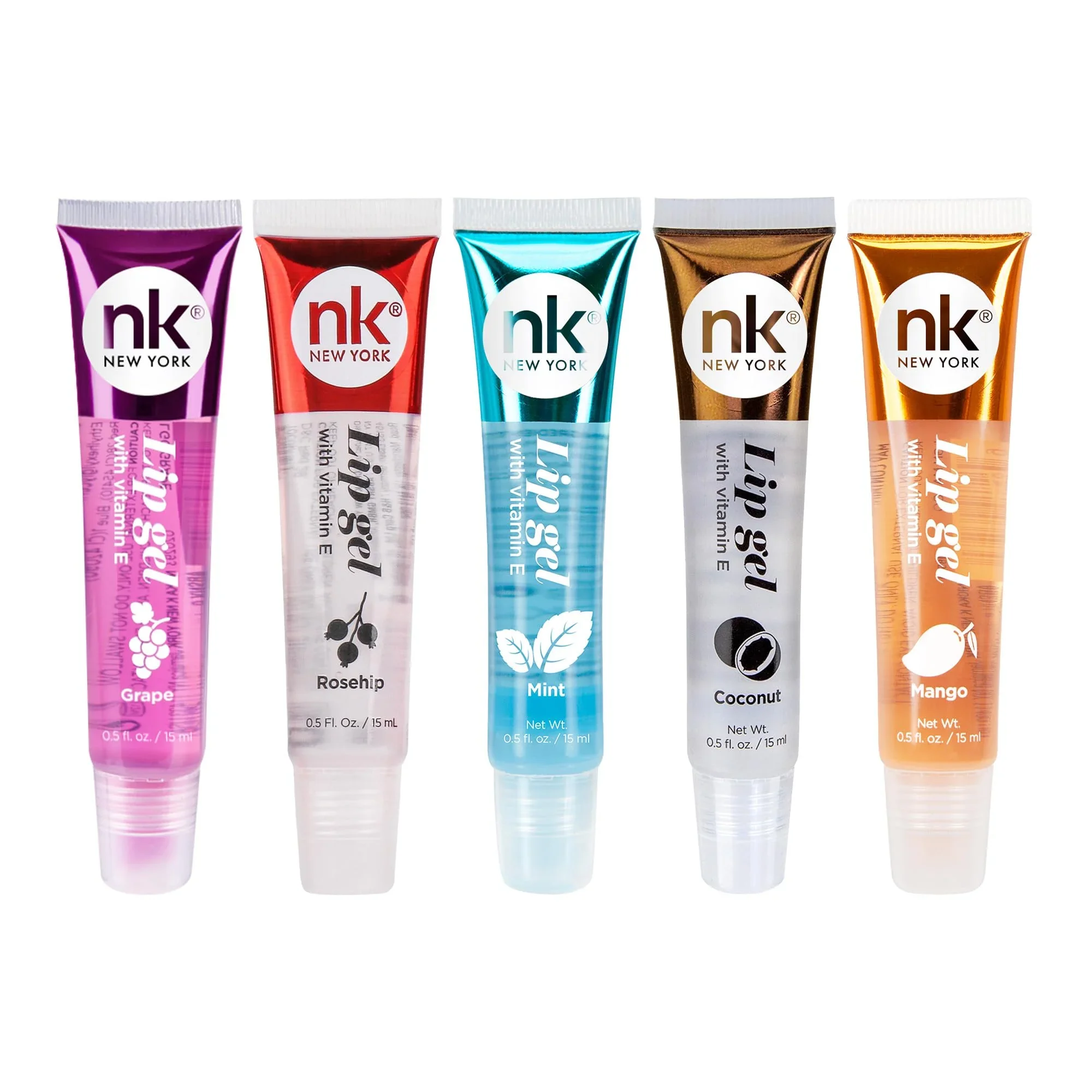 Solid NICKA K NEW YORK Lip Gel Hydrating Lightweight Glides on Effortlessly Non Sticky Finish Lip Gel Colors Clean