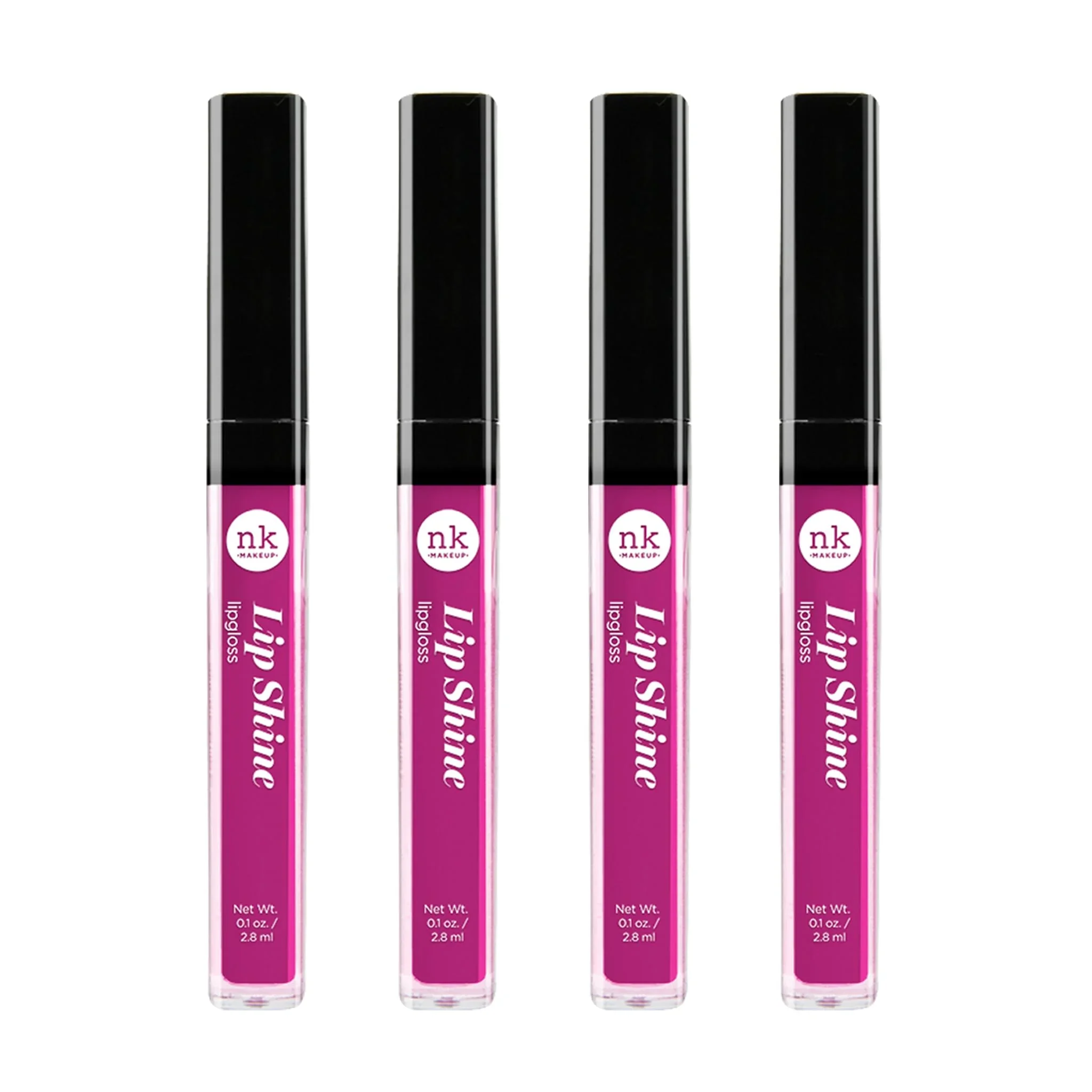 Classic NICKA K NEW YORK Lip Shine Cosmetics vibrant colors bright colors shining lips lip shine long lasting AMZ241 Premium Material