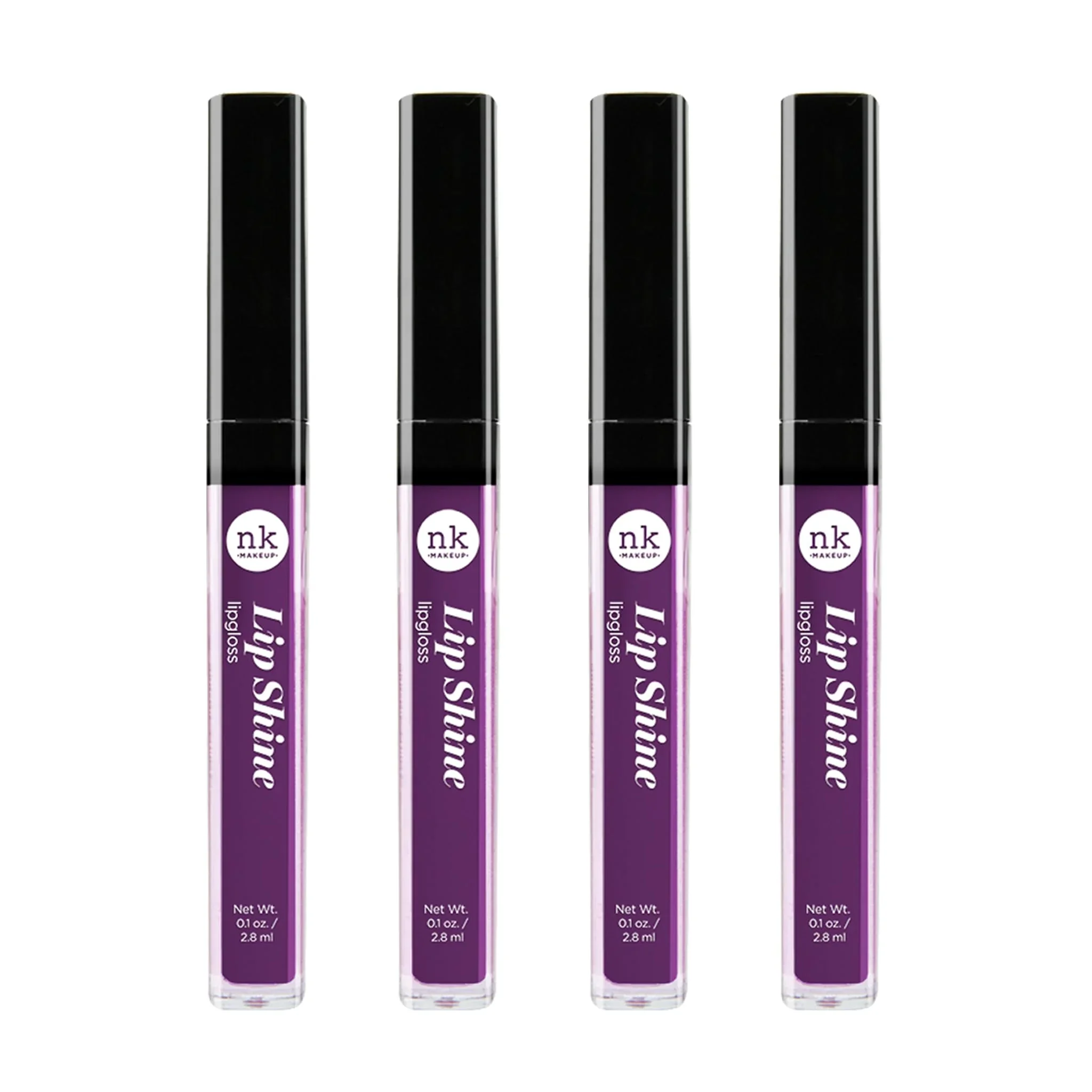 Versatile NICKA K NEW YORK Lip Shine Cosmetics vibrant colors bright colors shining lips lip shine long lasting AMZ243 Expertly Made