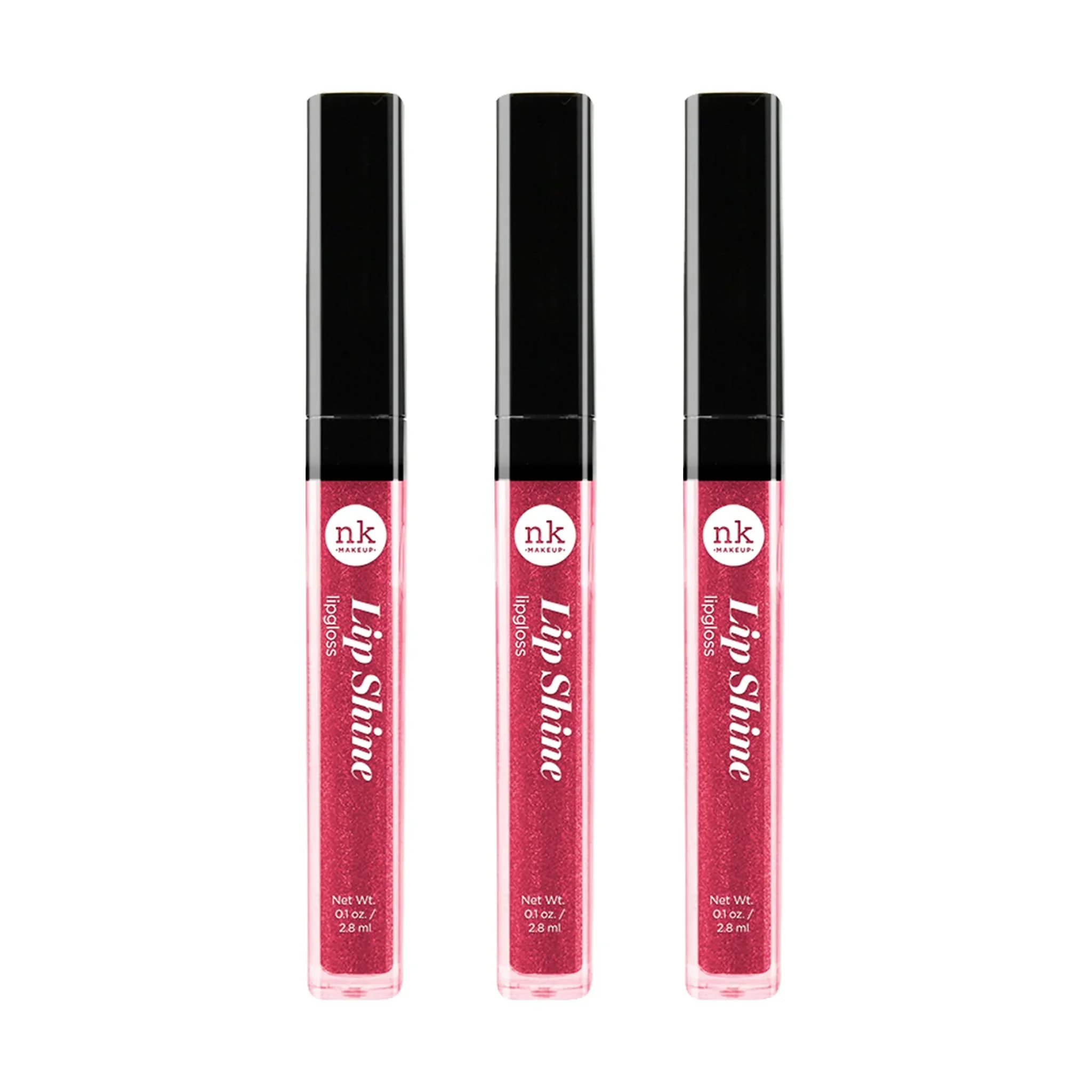 Contemporary NICKA K NEW YORK Lipshine Cosmetics vibrant colors bright colors shining lips lip shine long lasting AMZ253 Environmentally Friendly