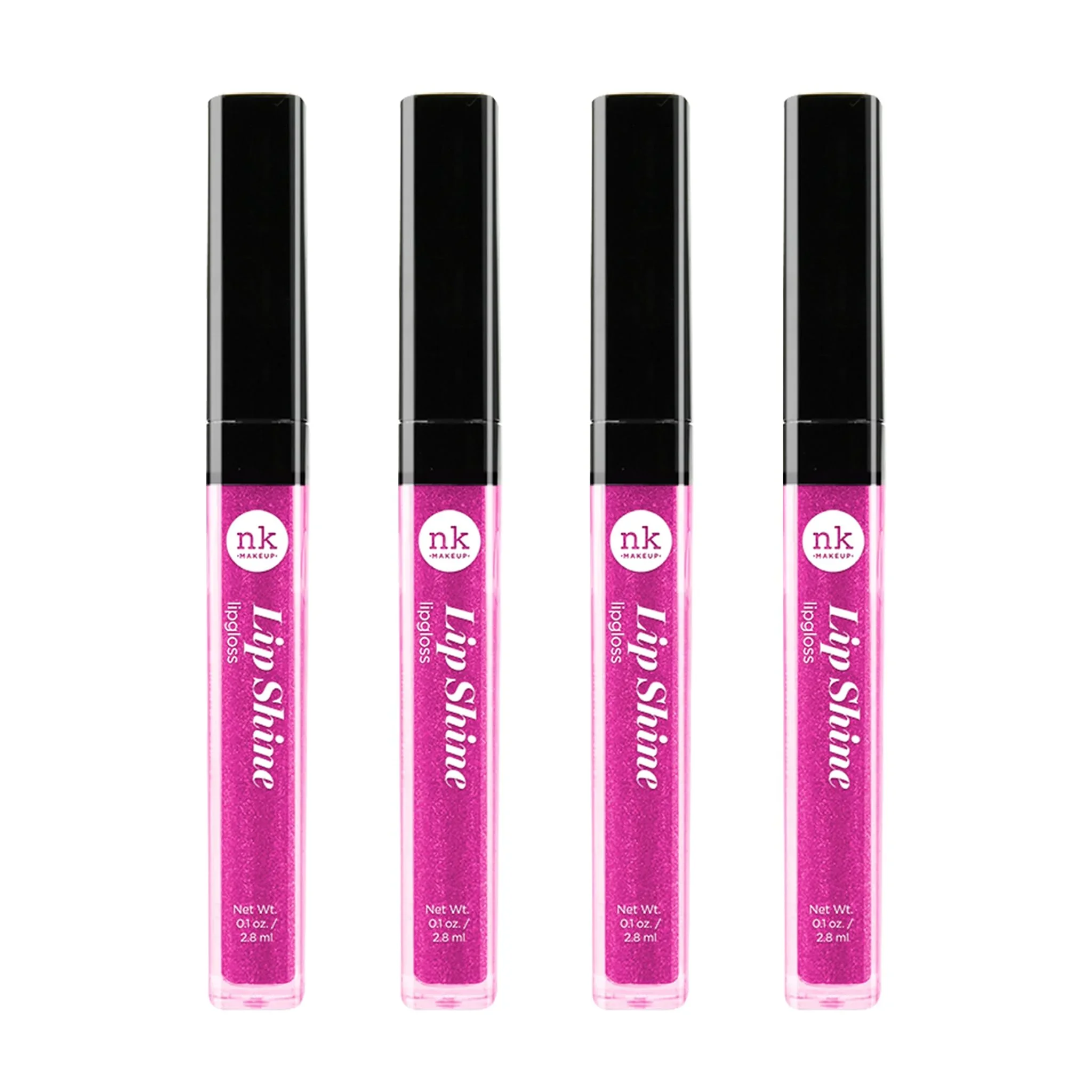 Quality NICKA K NEW YORK Lip Shine Cosmetics vibrant colors bright colors shining lips lip shine long lasting AMZ231 High-End