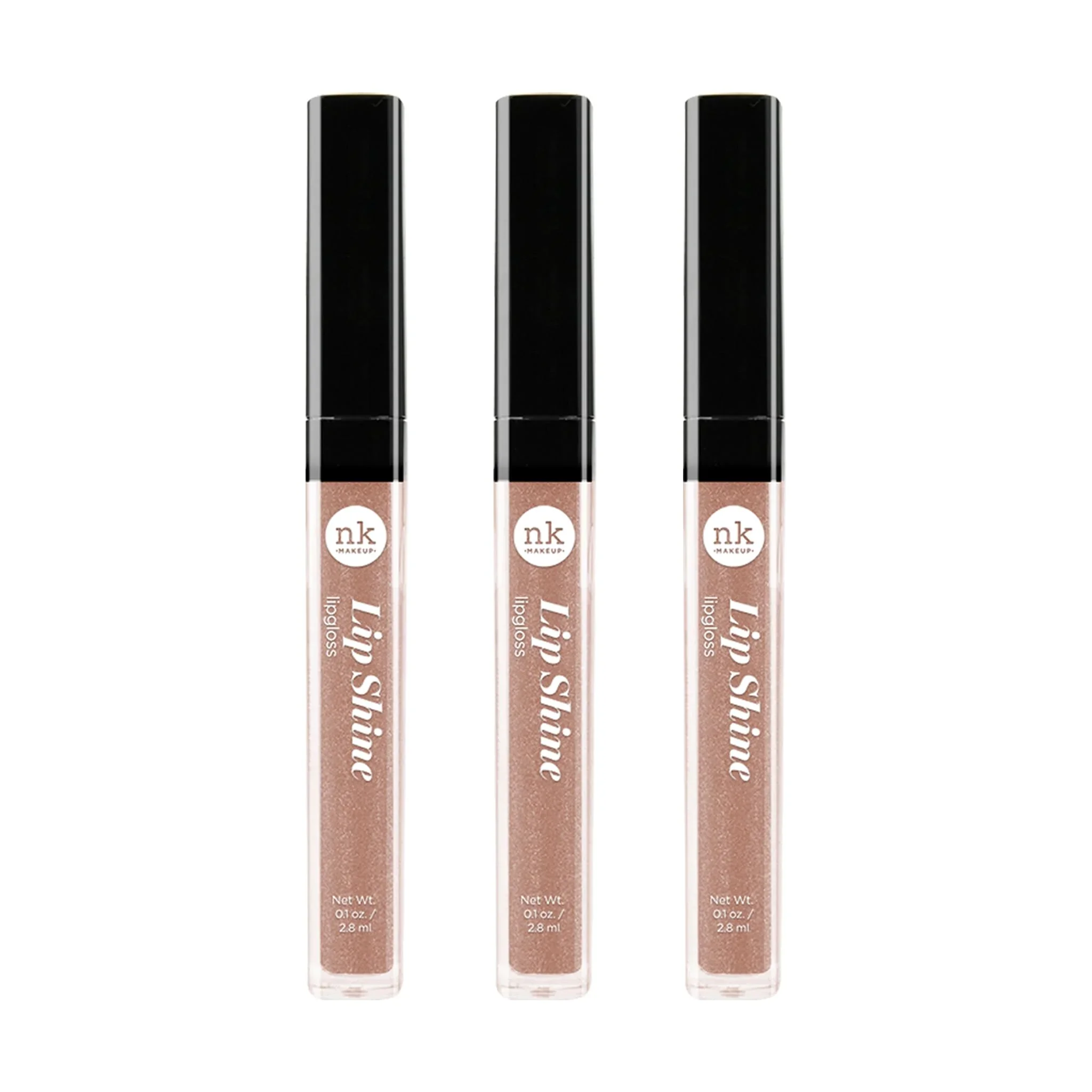 Lightweight NICKA K NEW YORK Lipshine Cosmetics vibrant colors bright colors shining lips lip shine long lasting AMZ259 High-End