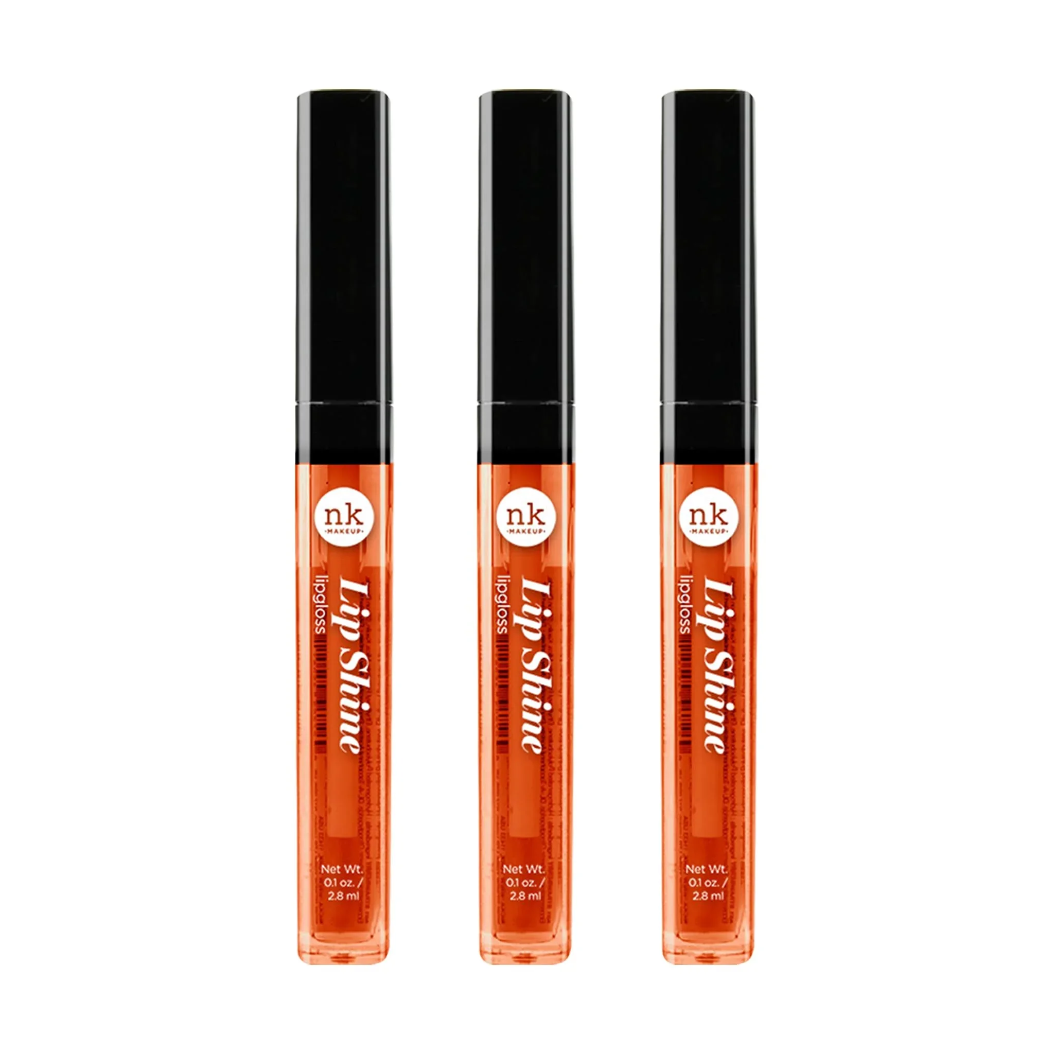 Easy-to-Use NICKA K NEW YORK Lipshine Cosmetics vibrant colors bright colors shining lips lip shine long lasting AMZ263 Contemporary