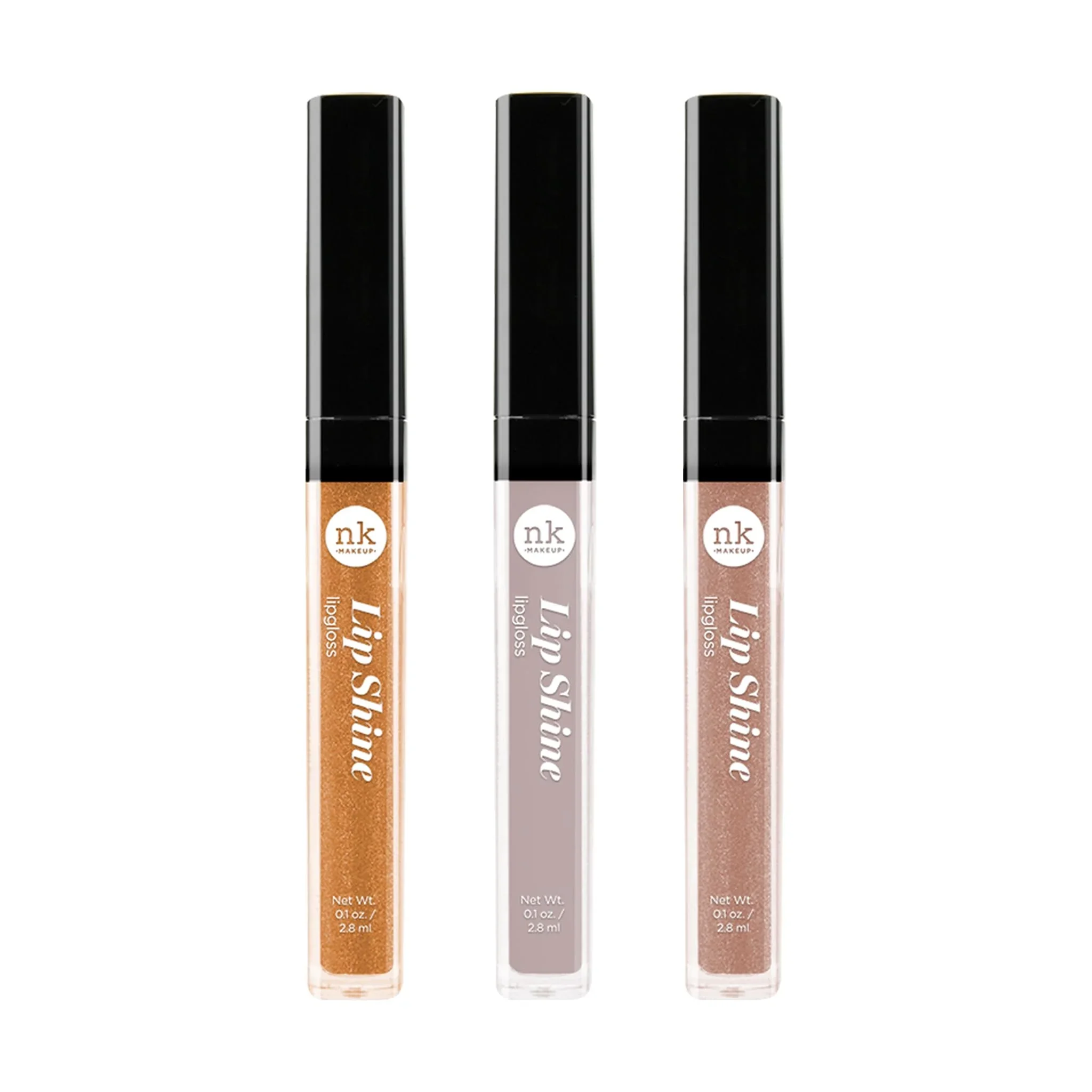 Fine NICKA K NEW YORK Lipshine Cosmetics vibrant colors bright colors shining lips lip shine long lasting AMZ283 Consistent