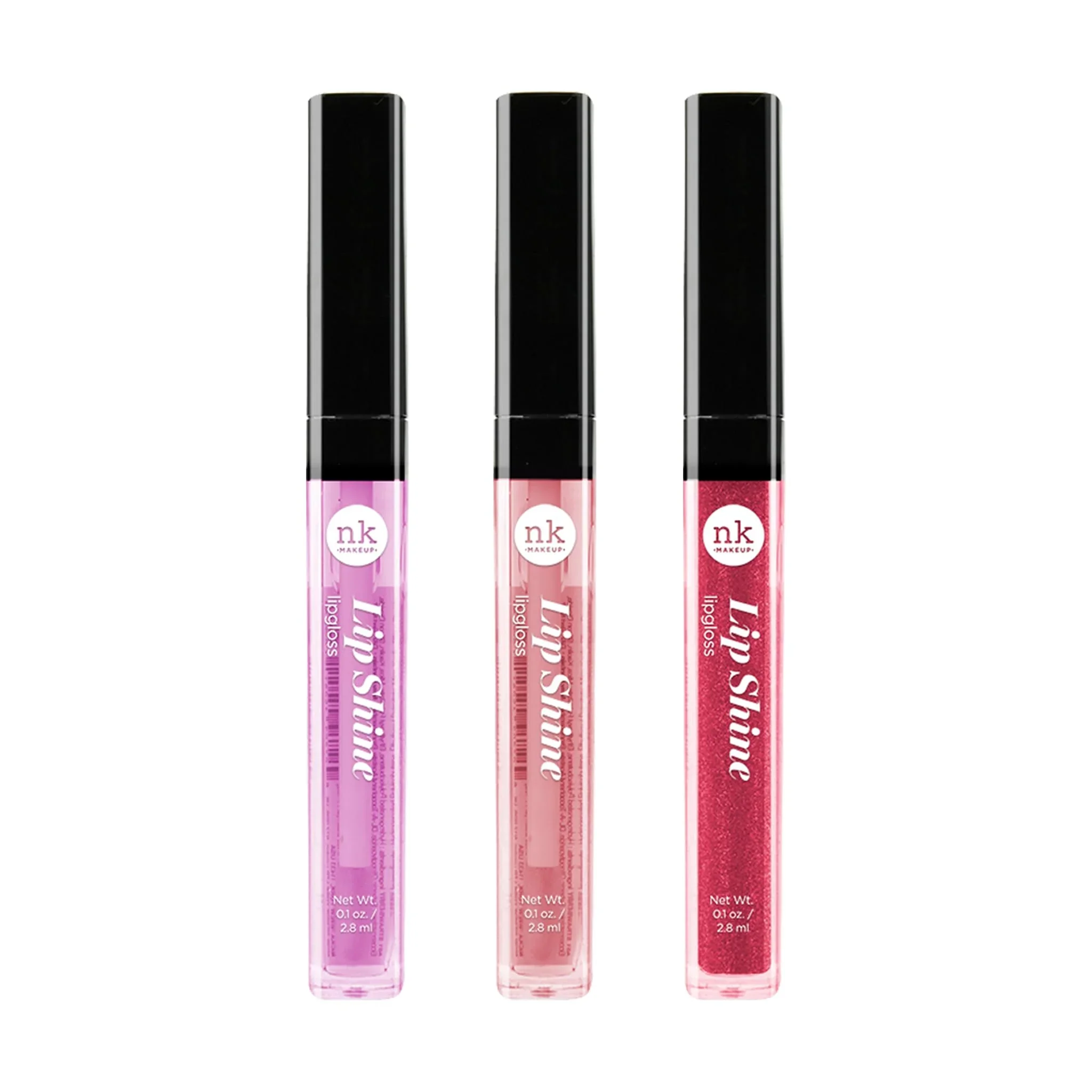 Official NICKA K NEW YORK Lipshine Cosmetics vibrant colors bright colors shining lips lip shine long lasting AMZ281 Responsible
