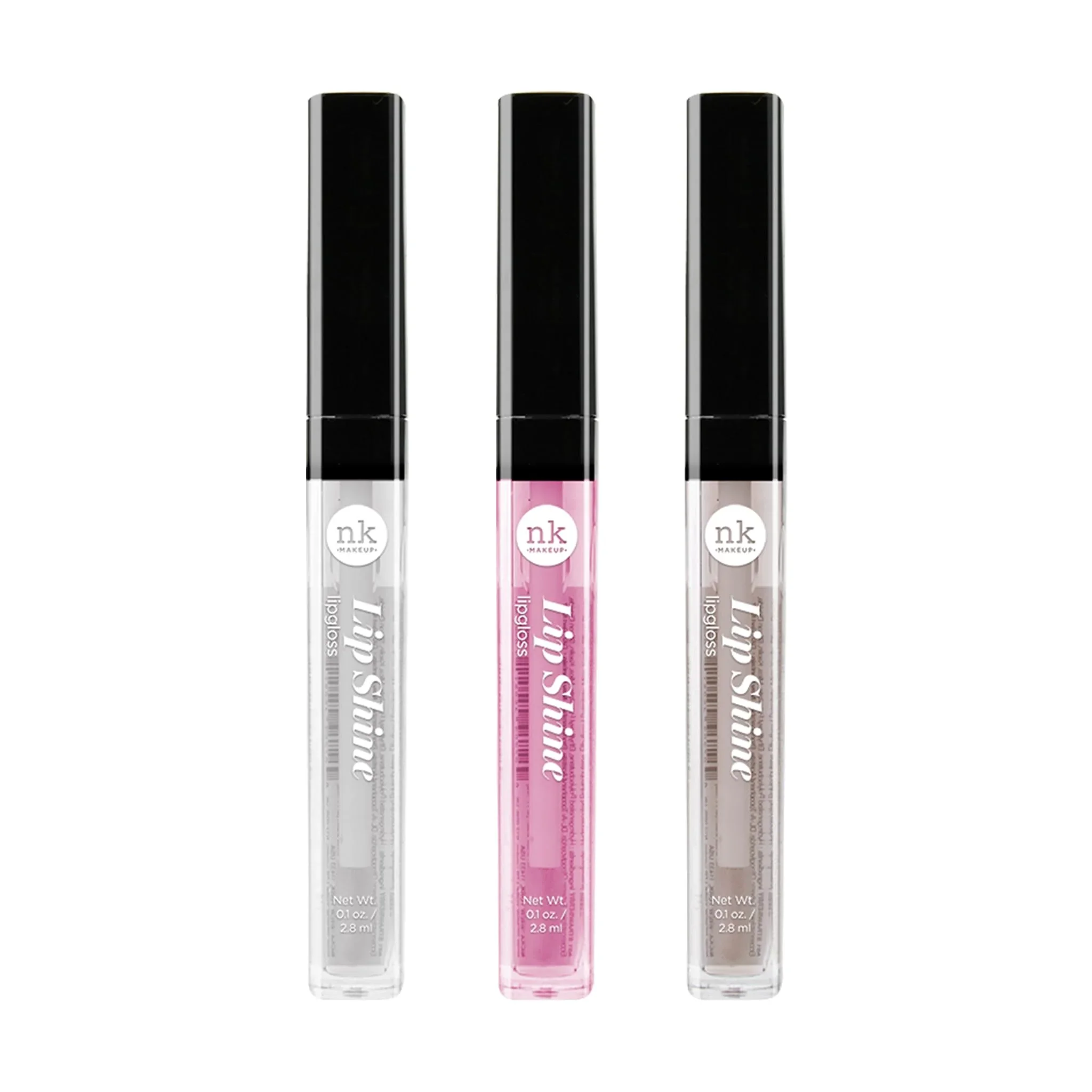 Sophisticated NICKA K NEW YORK Lipshine Cosmetics vibrant colors bright colors shining lips lip shine long lasting AMZ280 Fashionable
