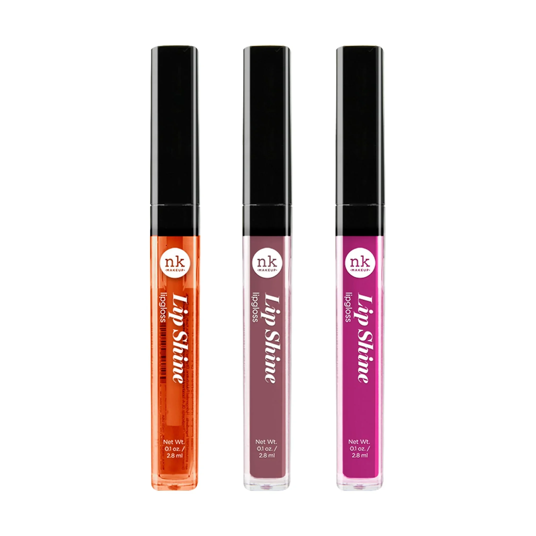 High-Performance NICKA K NEW YORK Lipshine Cosmetics vibrant colors bright colors shining lips lip shine long lasting AMZ285 High-End
