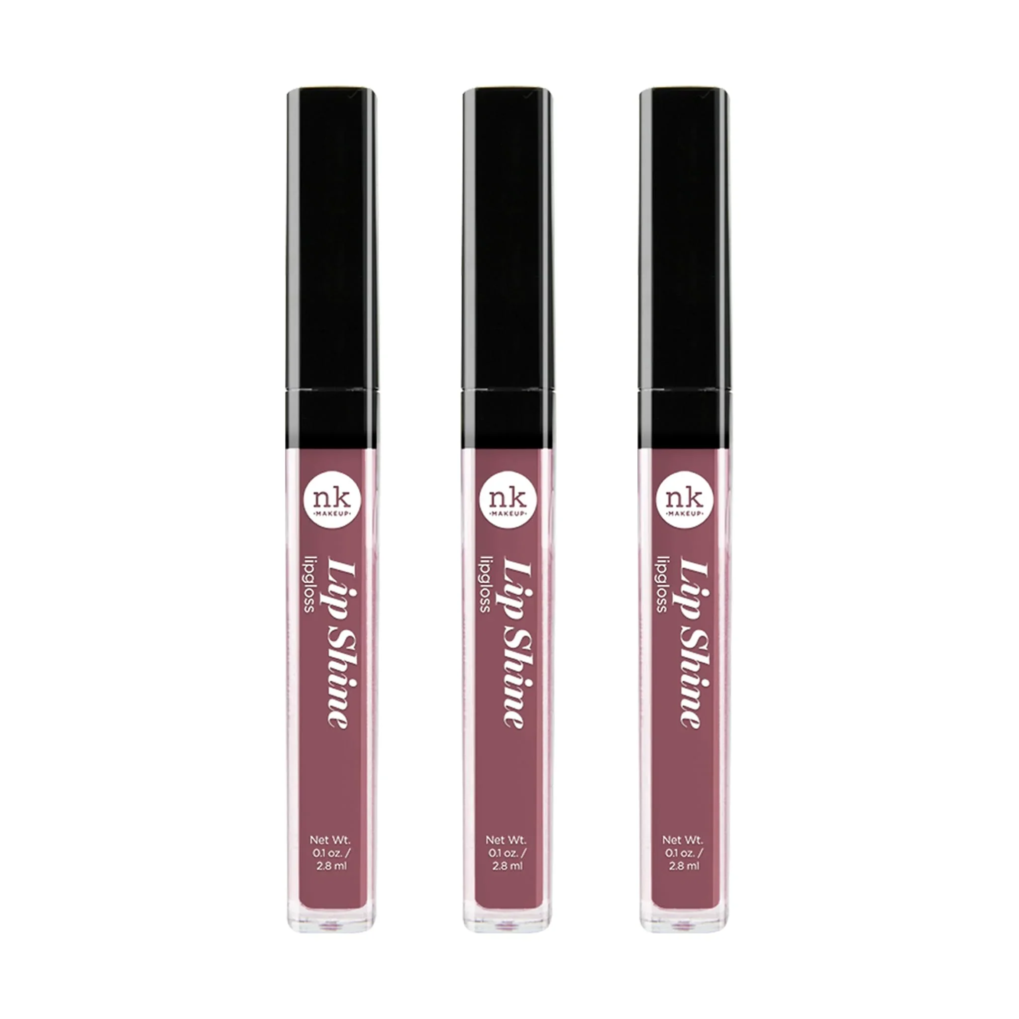 Original Design NICKA K NEW YORK Lipshine Cosmetics vibrant colors bright colors shining lips lip shine long lasting AMZ264 Excellent