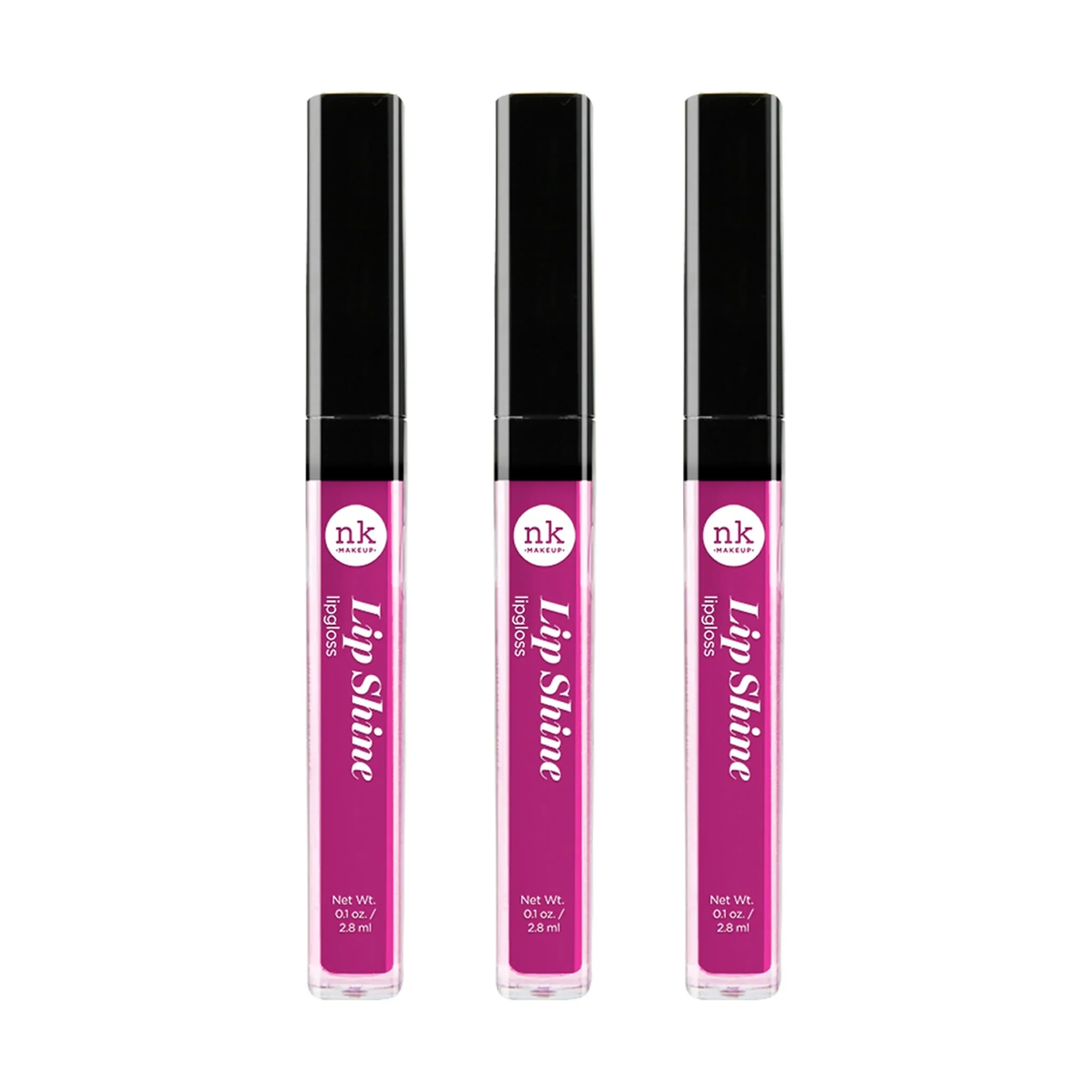 Reliable NICKA K NEW YORK Lipshine Cosmetics vibrant colors bright colors shining lips lip shine long lasting AMZ265 Long-Lasting