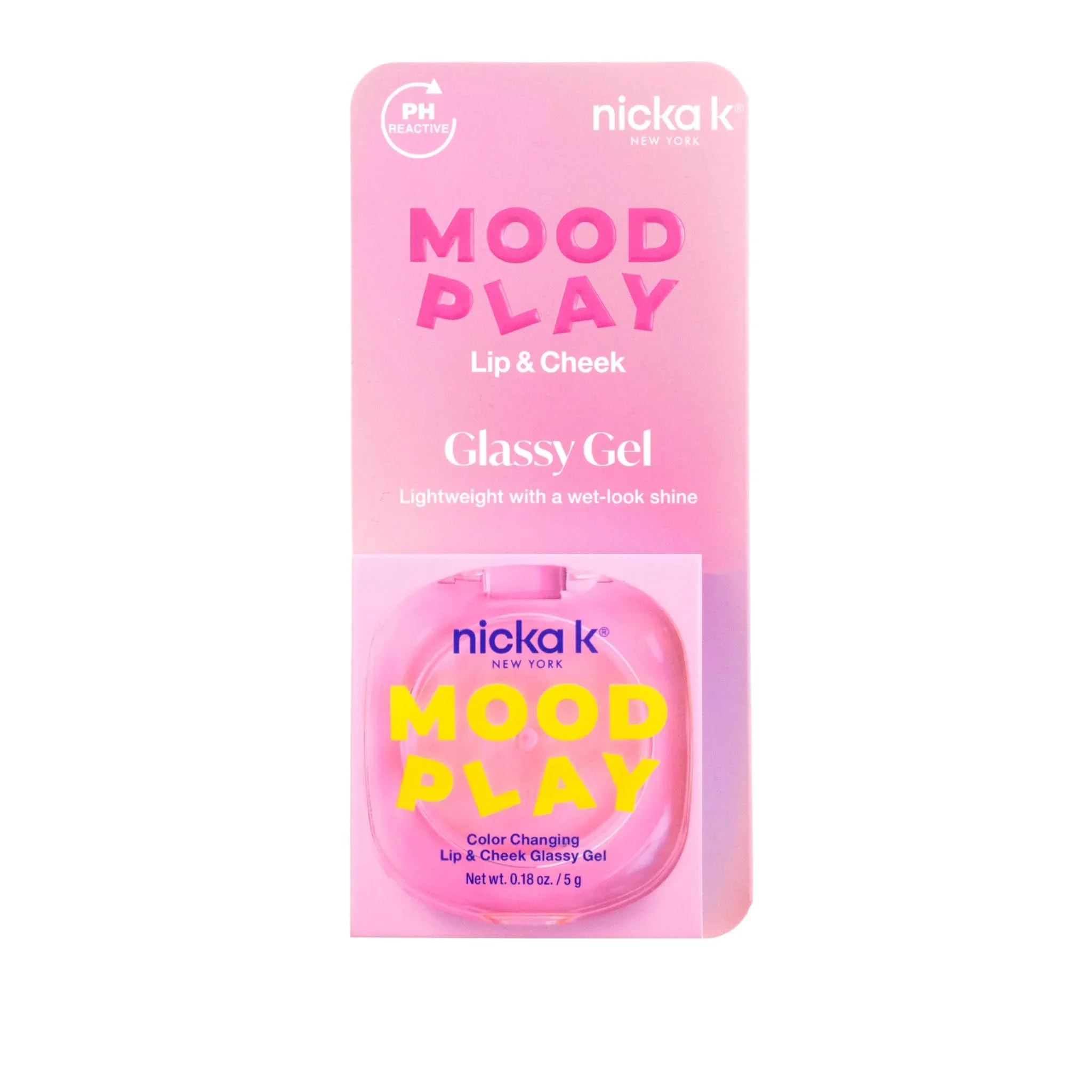 Elite NICKA K NEW YORK Mood Play Lip Care Glassy Gel Reliable