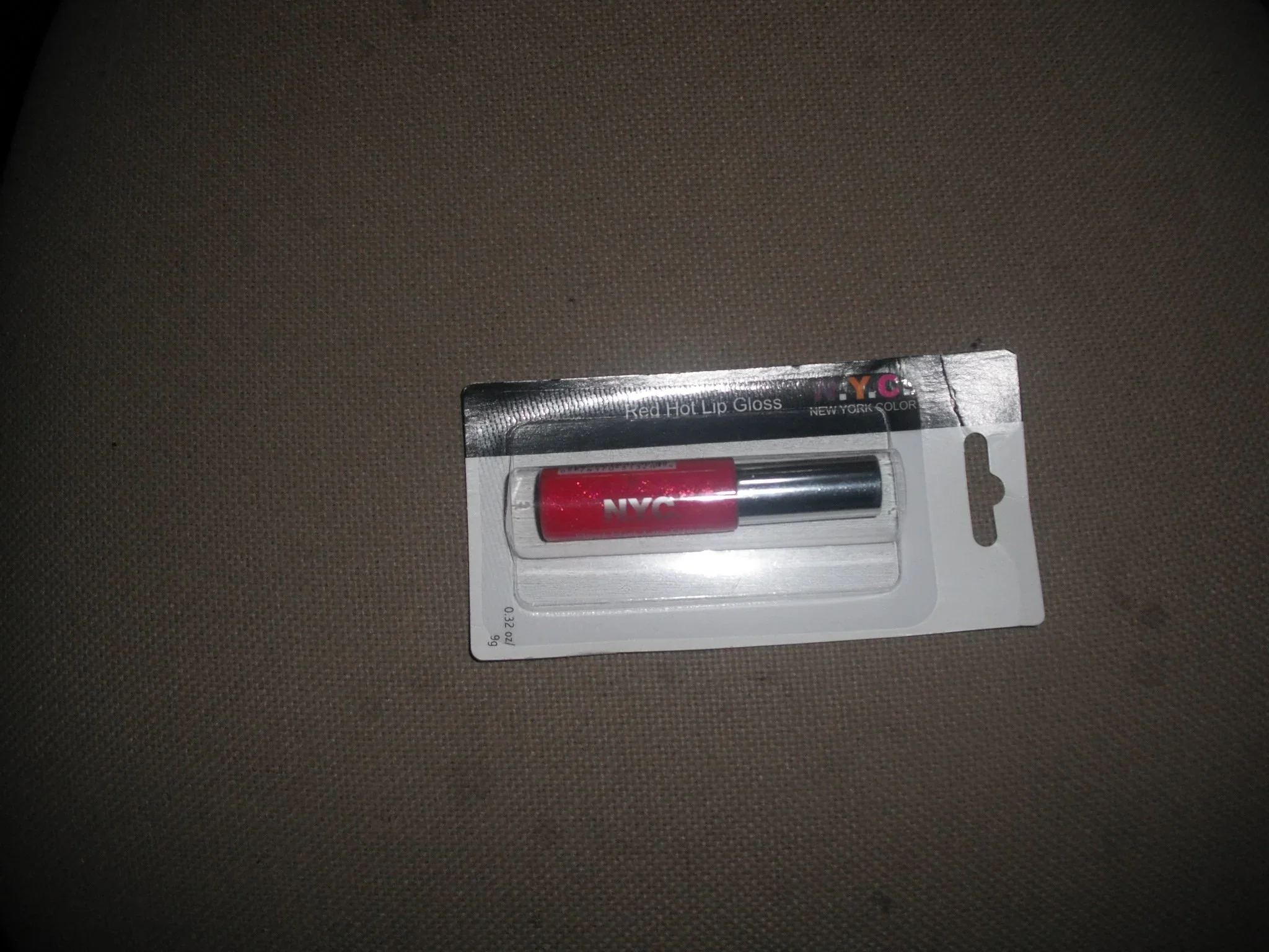 Practical N.Y.C Red Hot Lip Gloss 0067-10 Red Rock Canyon 0.32 Fl Oz Crafted