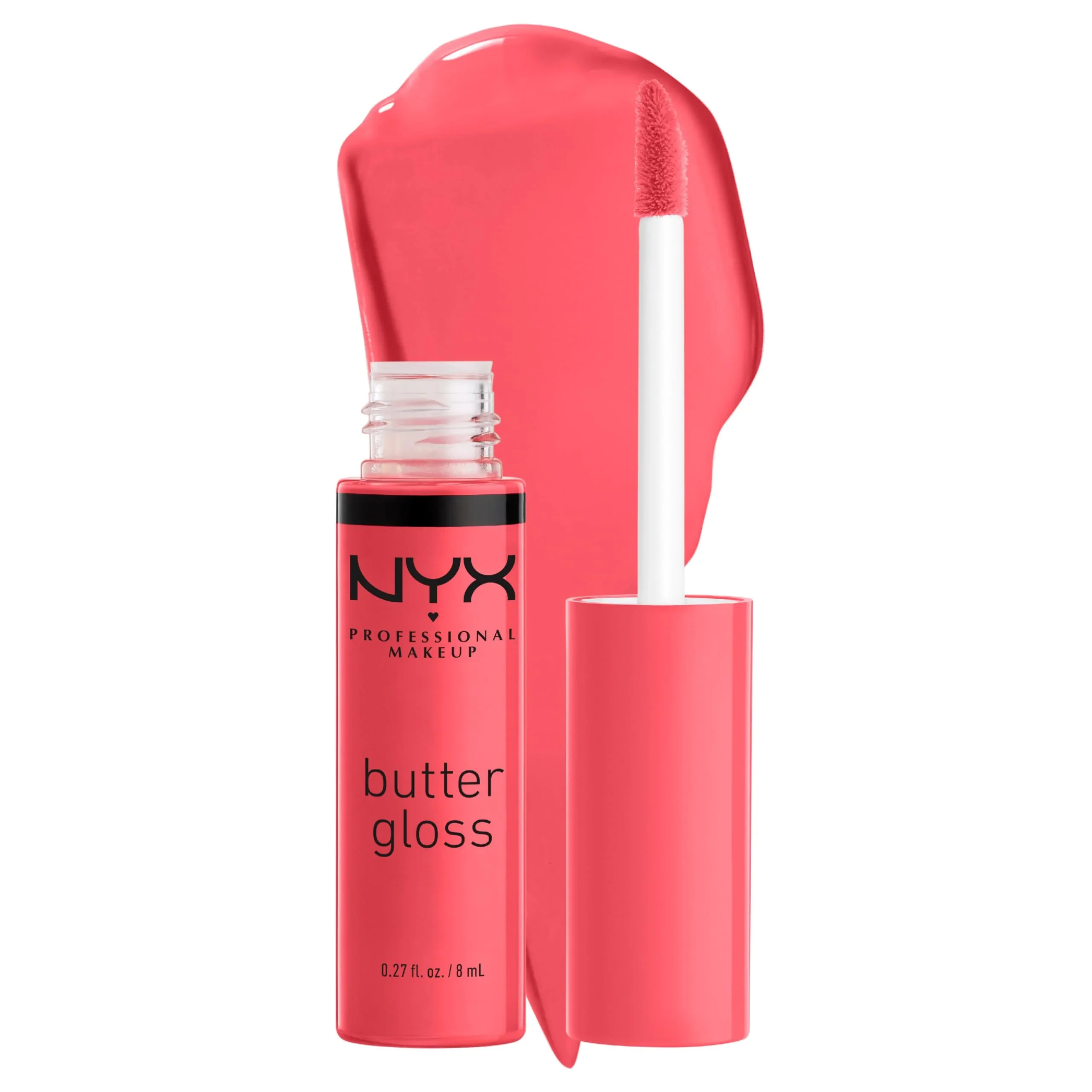 Exceptional NYX PROFESSIONAL MAKEUP Butter Gloss Non-Sticky Lip Gloss - Sorbet Vibrant Coral Classic