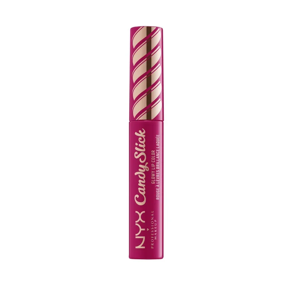 High-Grade NYX PROFESSIONAL MAKEUP Candy Slick Glowy Lip Color Gloss - Jelly Bean Dream Hot Pink Top-Quality