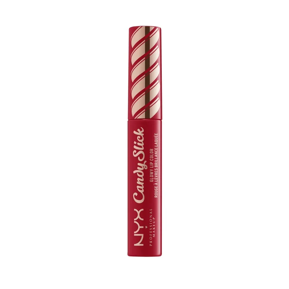 Verified NYX PROFESSIONAL MAKEUP Candy Slick Glowy Lip Color Gloss - Jawbreaker Red Luxury