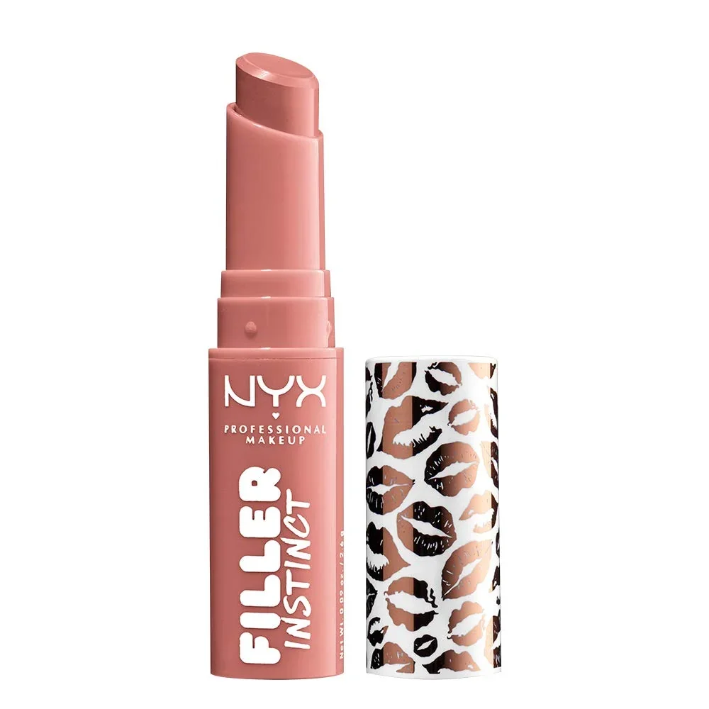 World-Class NYX PROFESSIONAL MAKEUP Filler Instinct Plumping Lip Color Lip Balm - Beach Casual Nude Pink Responsible