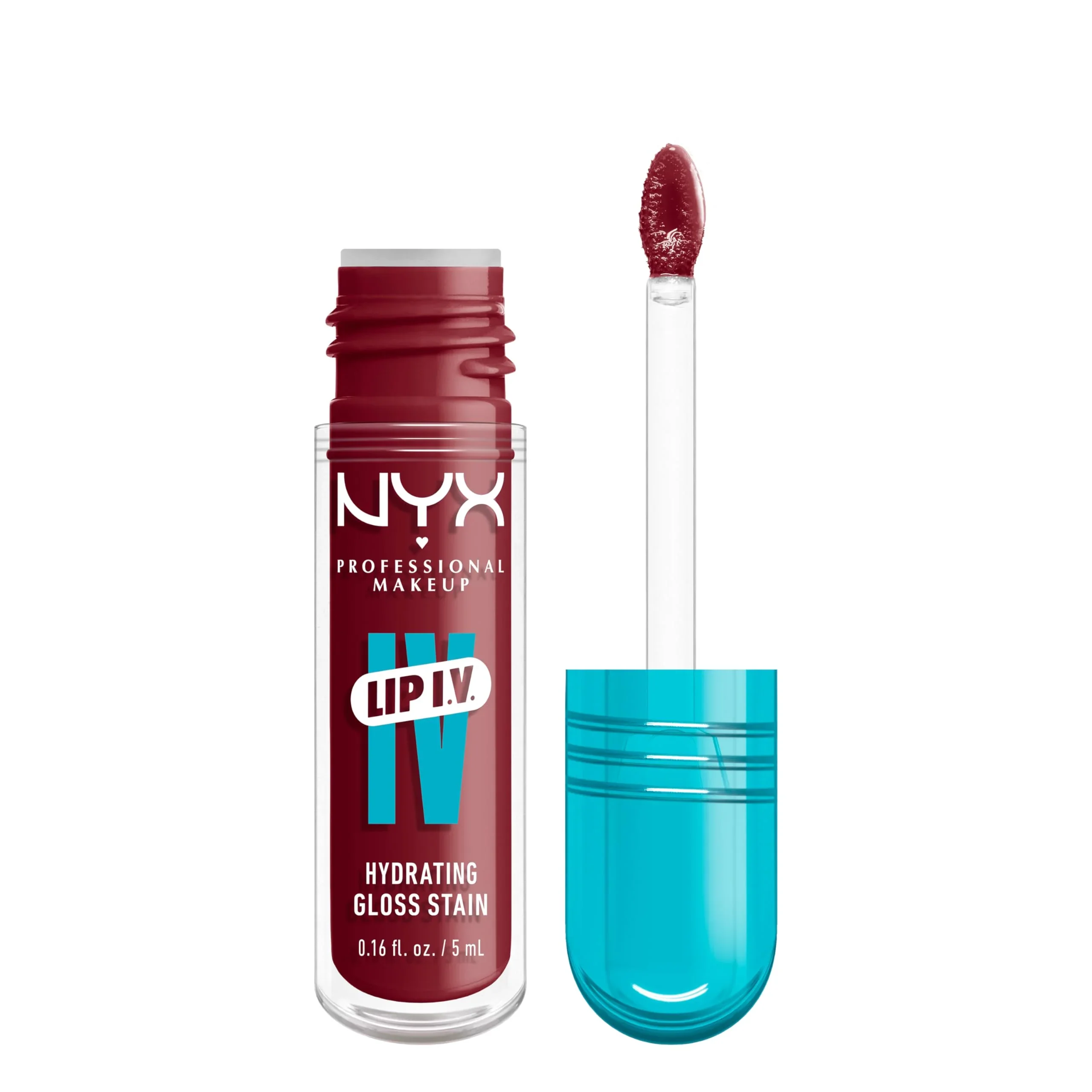 Fast NYX PROFESSIONAL MAKEUP Lip IV Hydrating Glossy Lip Stain with 12HR Hydration - Blush Rush Pink Effective