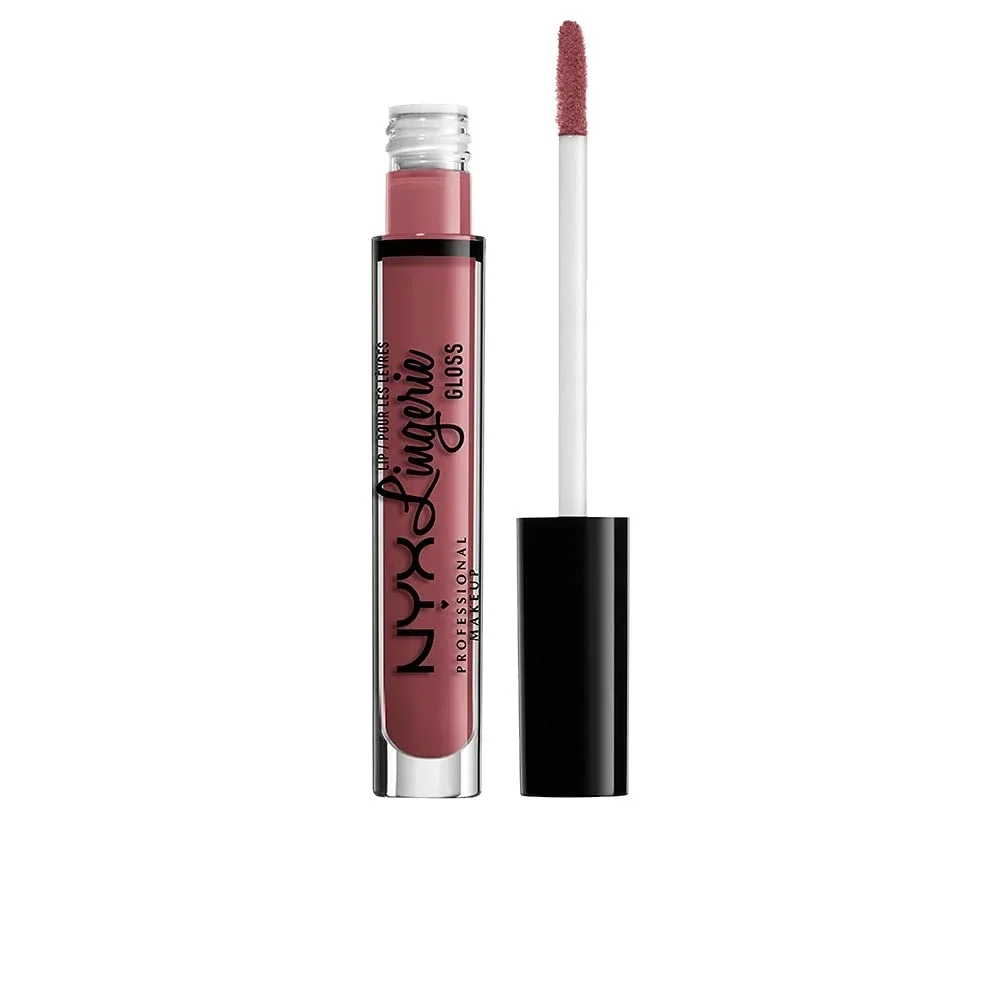 Classic NYX PROFESSIONAL MAKEUP Lip Lingerie Gloss - Honeymoon Mauve Pink Solid