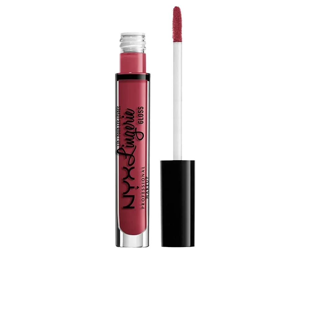 Eco-Friendly NYX PROFESSIONAL MAKEUP Lip Lingerie Gloss - Euro Trash Dark Pink-Brown Exceptional