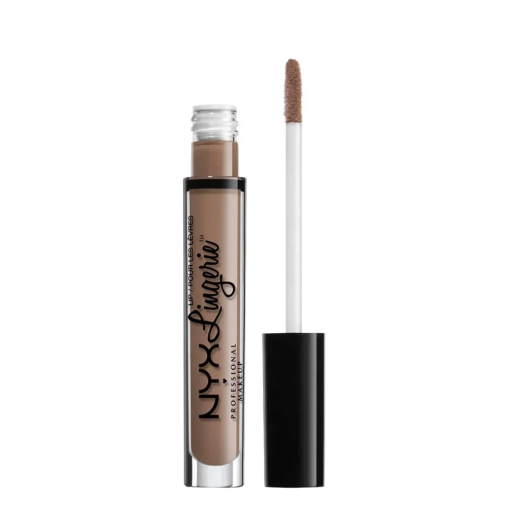 Crafted NYX PROFESSIONAL MAKEUP Lip Lingerie Matte Liquid Lipstick - Delicate Lust Greige Comfortable