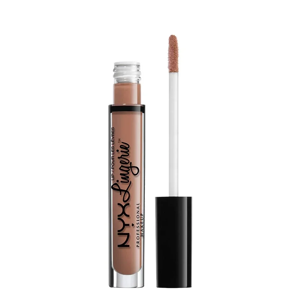 Unique NYX PROFESSIONAL MAKEUP Lip Lingerie Matte Liquid Lipstick - Satin Ribbon Nude Beige Innovative