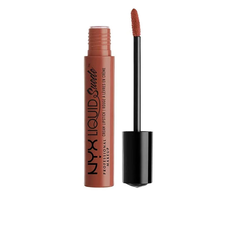 Refined NYX PROFESSIONAL MAKEUP Liquid Suede Cream Lipstick - Sandstorm True Nude Trusted