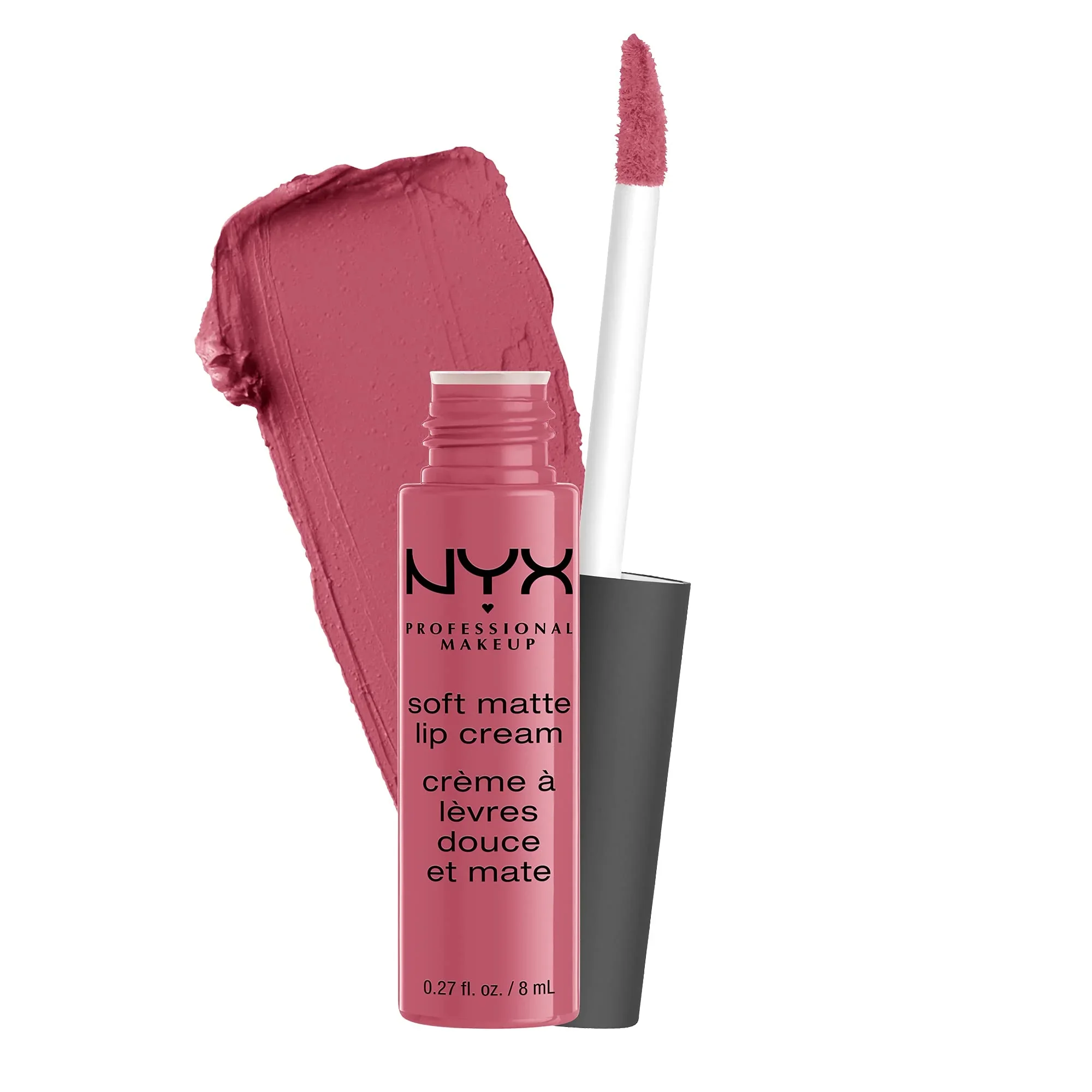 Original Design NYX PROFESSIONAL MAKEUP Soft Matte Lip Cream Lightweight Liquid Lipstick - Mont Mauvey Pink Trendy