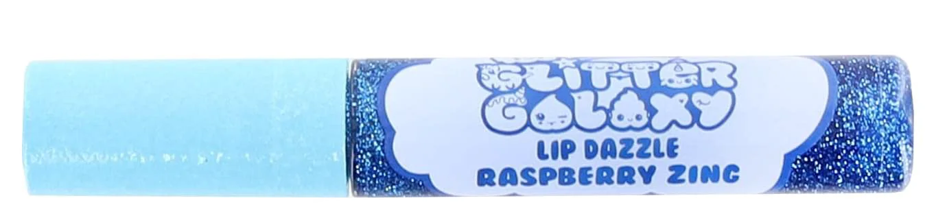Sustainable Seven20 Glitter Galaxy Lip Dazzle Lip Gloss Wand Raspberry Zing Specialty